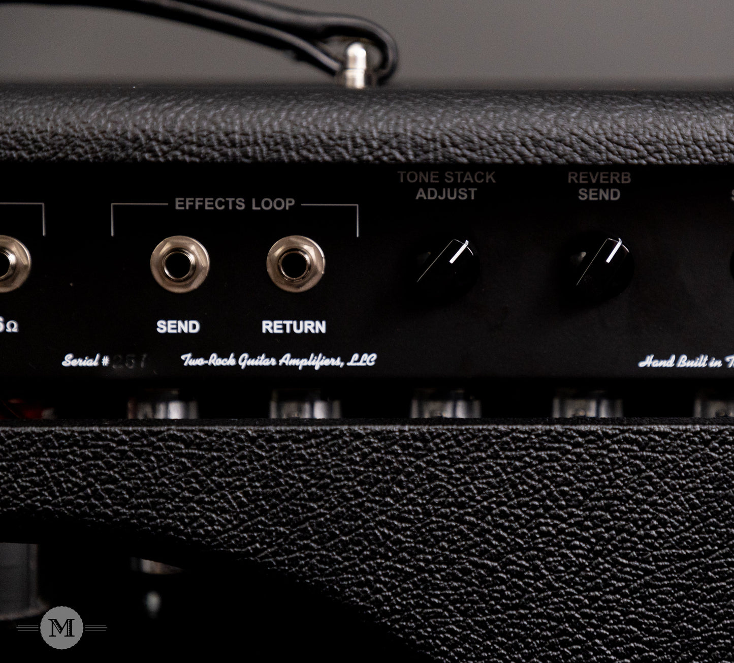 Two-Rock Amplifiers - Vintage Deluxe 40 Watt 1x12 Combo - Black Chassis - Black Bronco w/Vintage Silver Cloth
