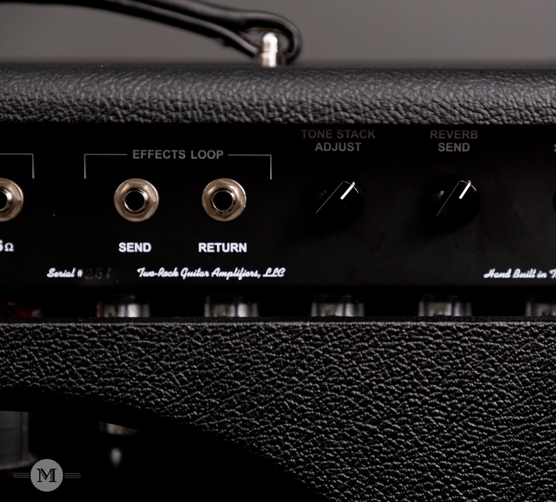 Two-Rock Amplifiers - Vintage Deluxe 40 Watt 1x12 Combo - Black Chassis - Black Bronco w/Vintage Silver Cloth