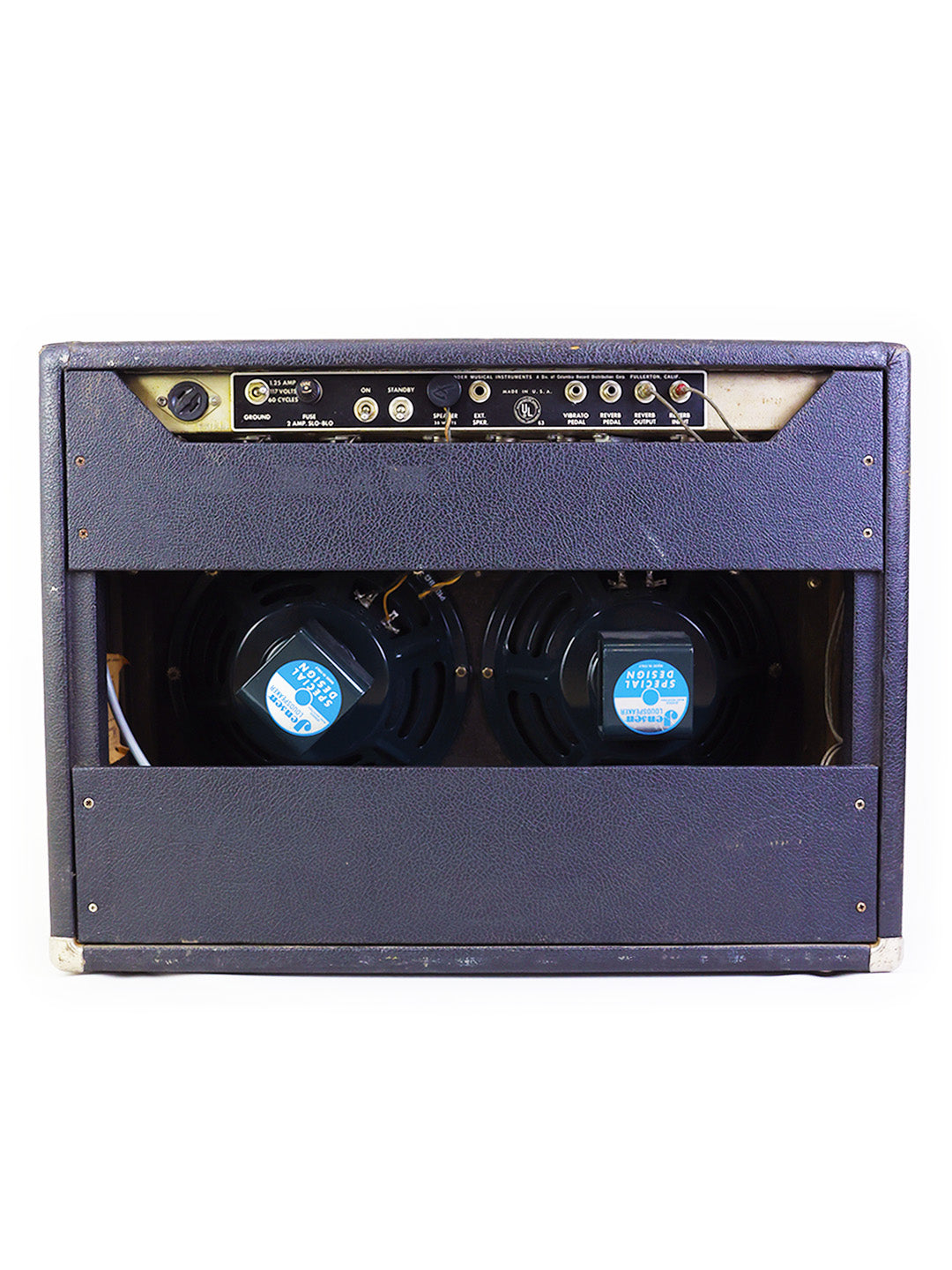 SOLD - Vintage Fender Vibrolux Reverb 35-Watt Combo Amplifier - USA 1966