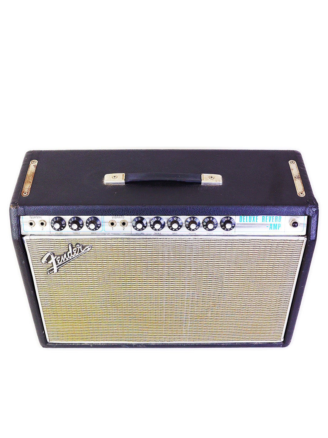 SOLD - Vintage Fender Deluxe Reverb 22 Watt Combo Amplifier - USA 1967