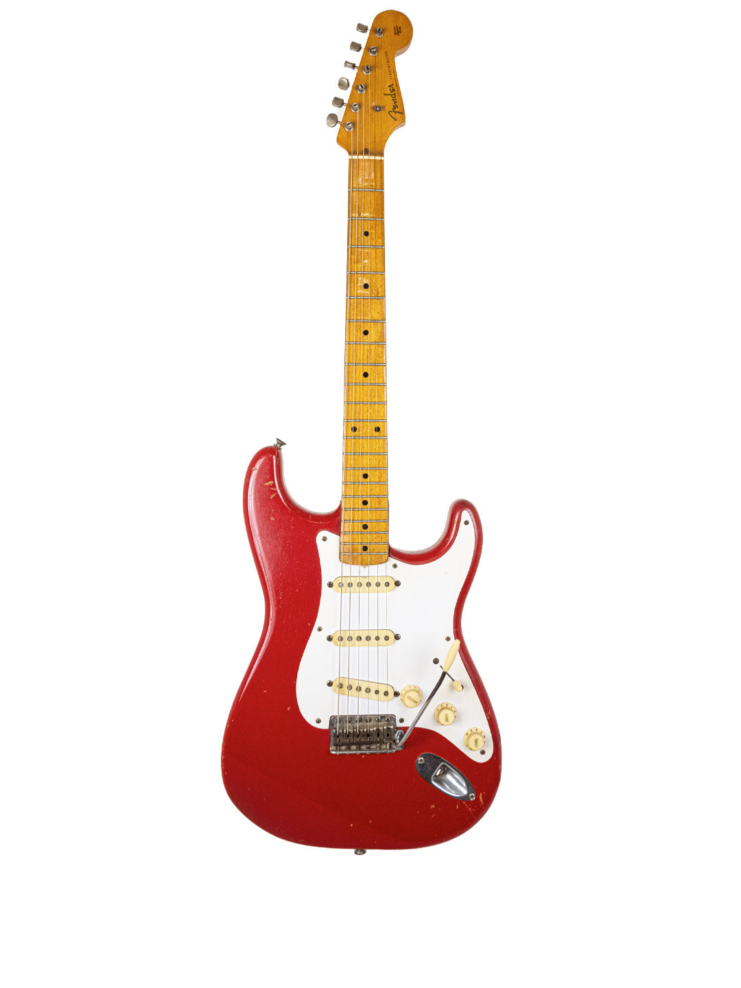 SOLD - Vintage Fender Stratocaster – Dakota Red Refinish - USA 1957