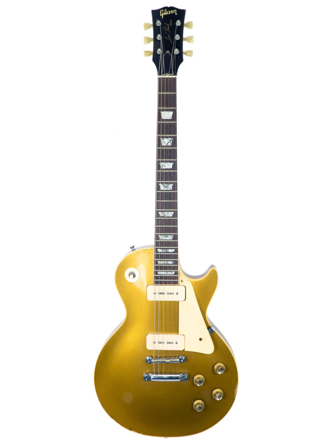SOLD - Vintage Gibson Les Paul Standard Goldtop Narrow Headstock – USA 1968