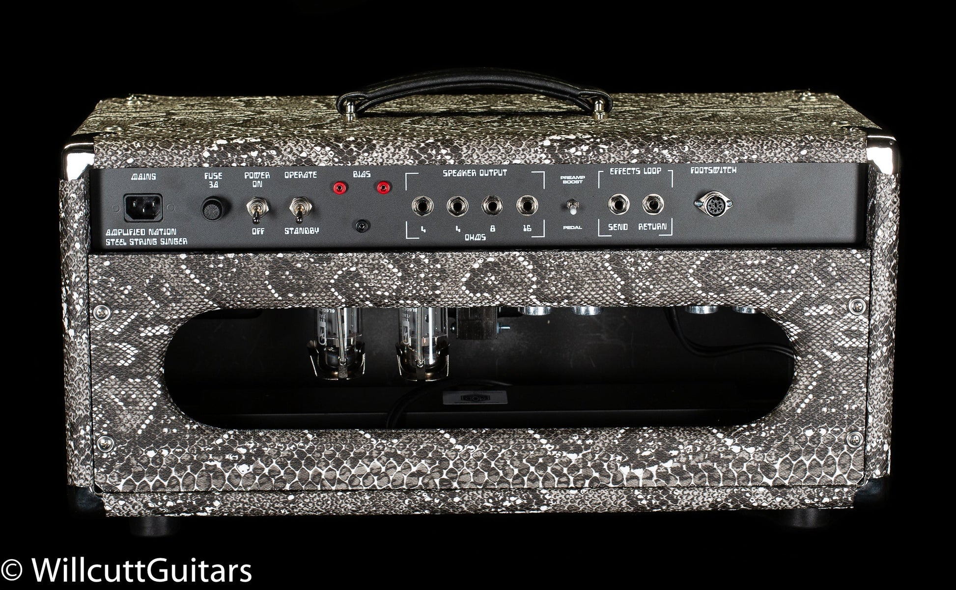 Amplified Nation Steel String Singer 50W Head Silver Snakeskin/Black Grille