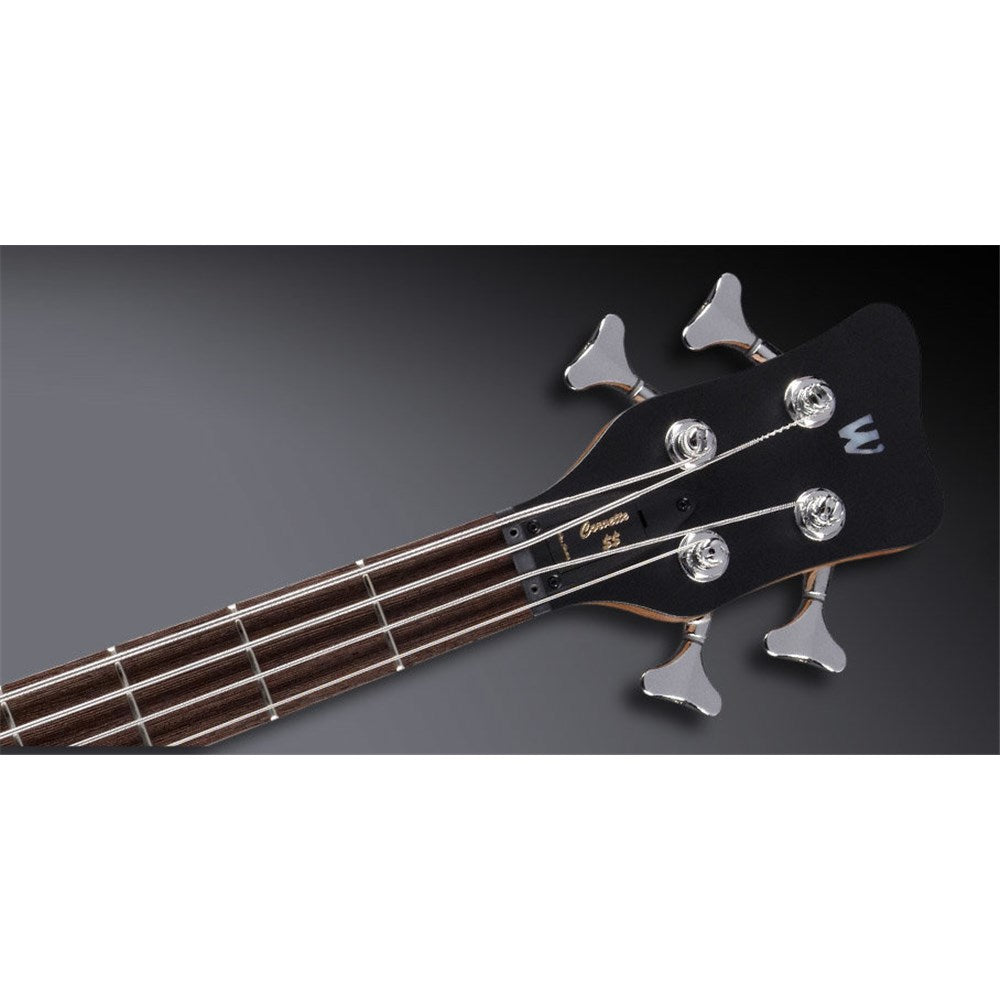 Warwick Teambuilt Corvette $$ 4 String Nirvana Black Transparent Satin