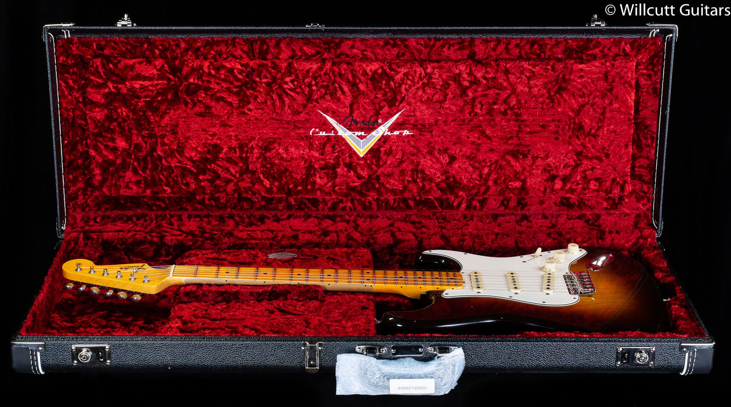 Fender Custom Shop Postmodern Stratocaster Journeyman Relic Wide-Fade Chocolate 2-Color Sunburst