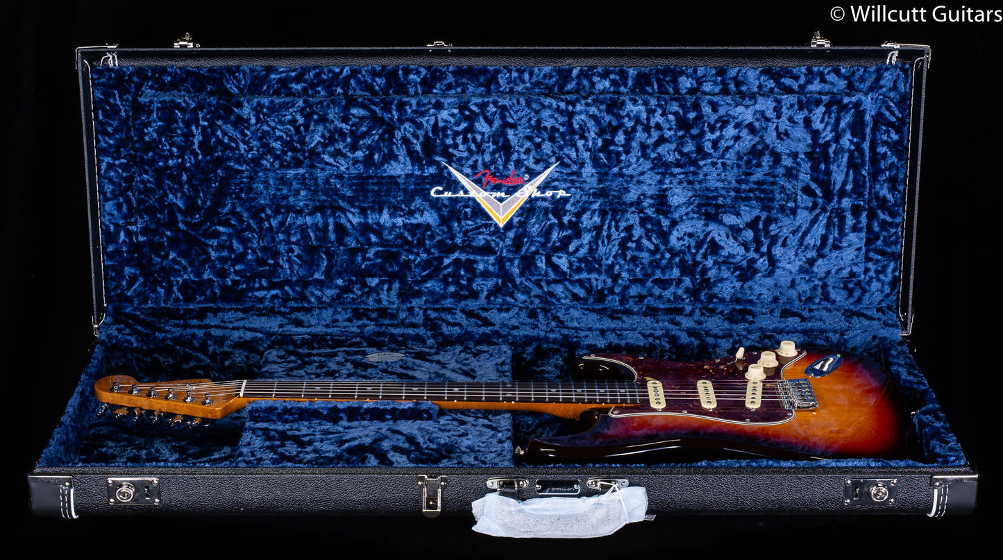 Fender Custom Shop American Custom Strat NOS Rosewood Fingerboard Chocolate 3-Color Sunburst (158)