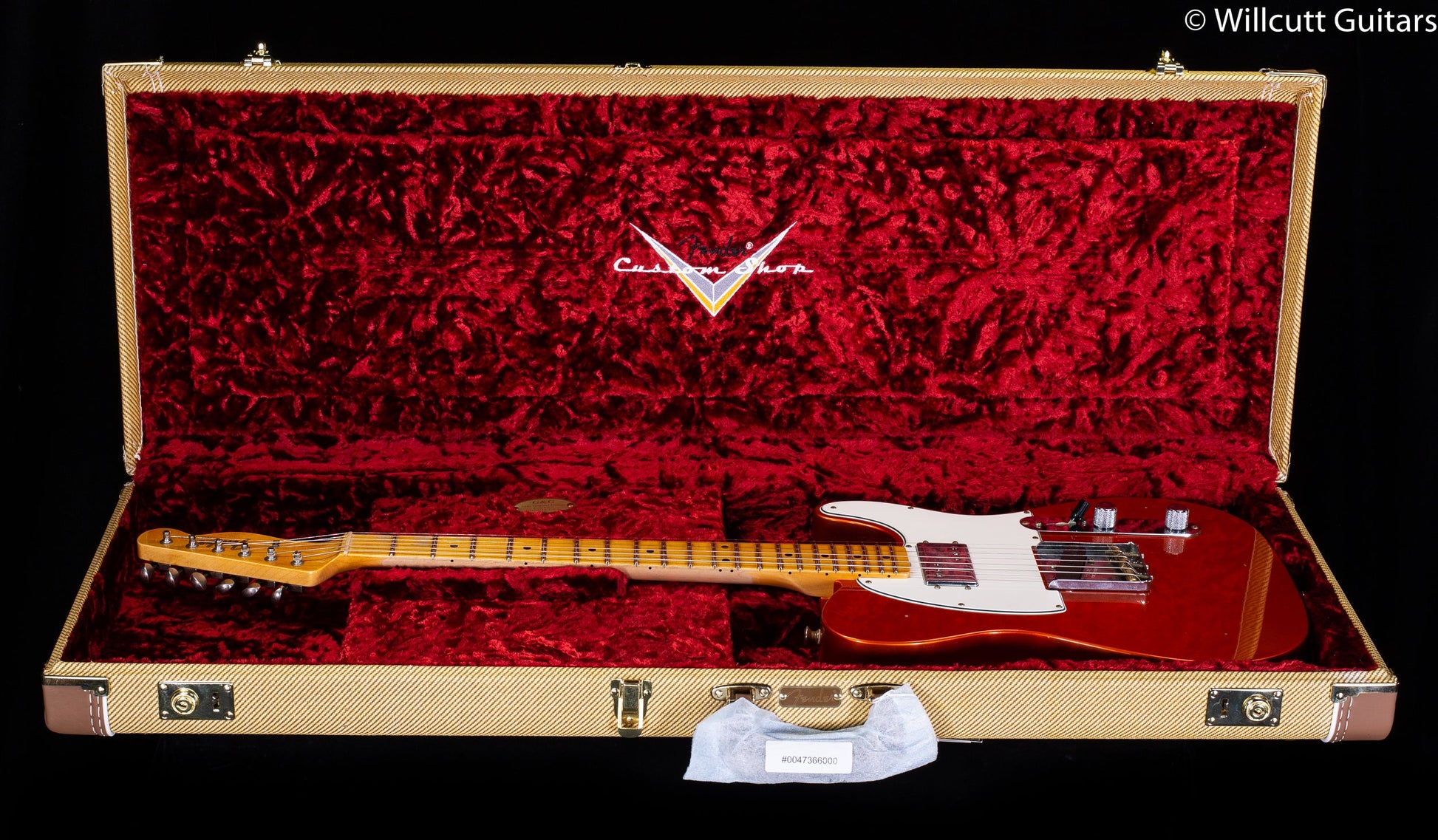Fender Custom Shop Postmodern Tele Journeyman Relic Maple Fingerboard Faded Aged Candy Tangerine (700)