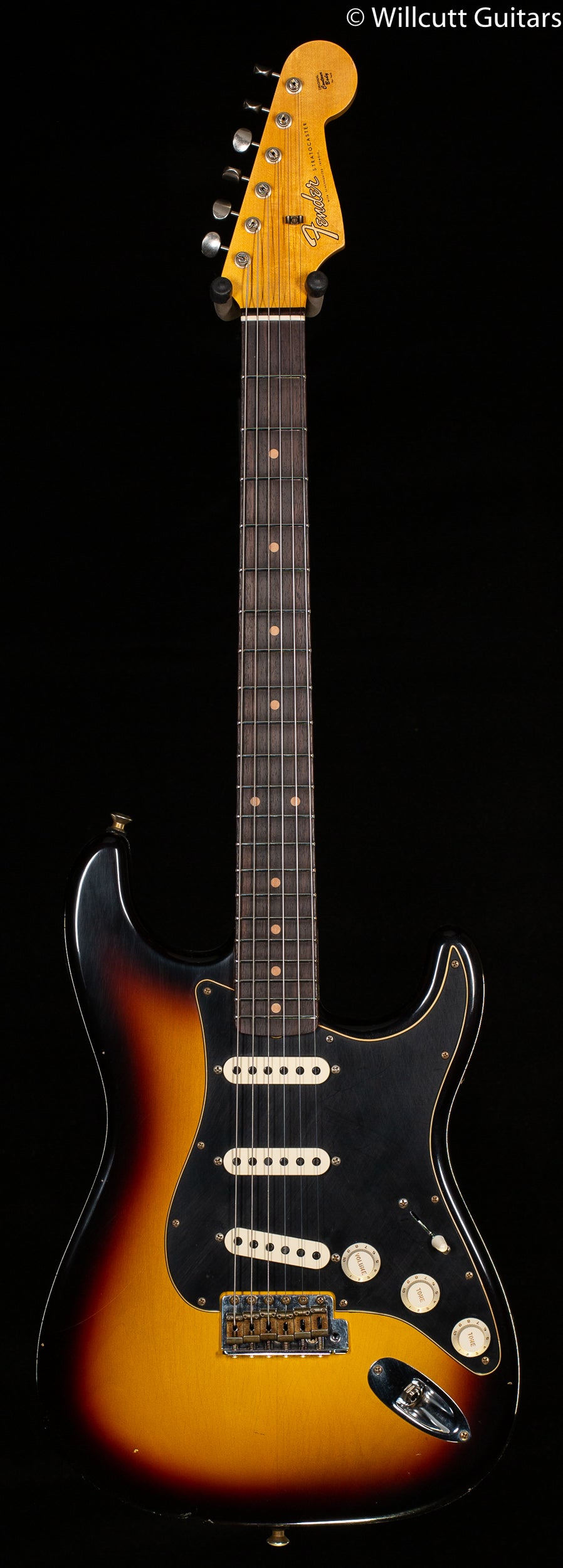 Fender Custom Shop Postmodern Strat Journeyman Relic Rosewood Fingerboard 3-Color Sunburst (763)