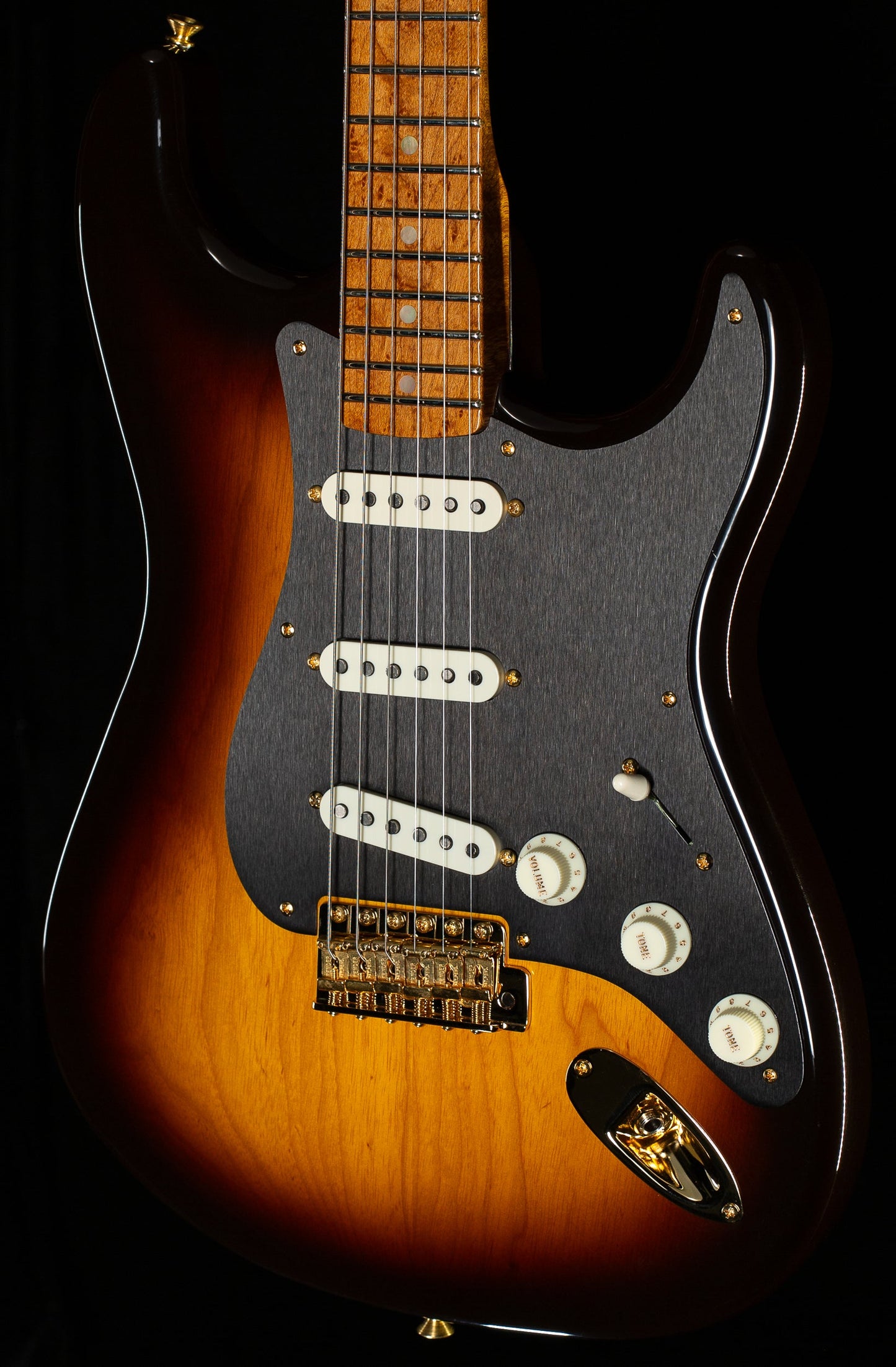 Fender Custom Shop American Custom Stratocaster Wide-Fade Chocolate 2-Tone Sunburst NOS (423)