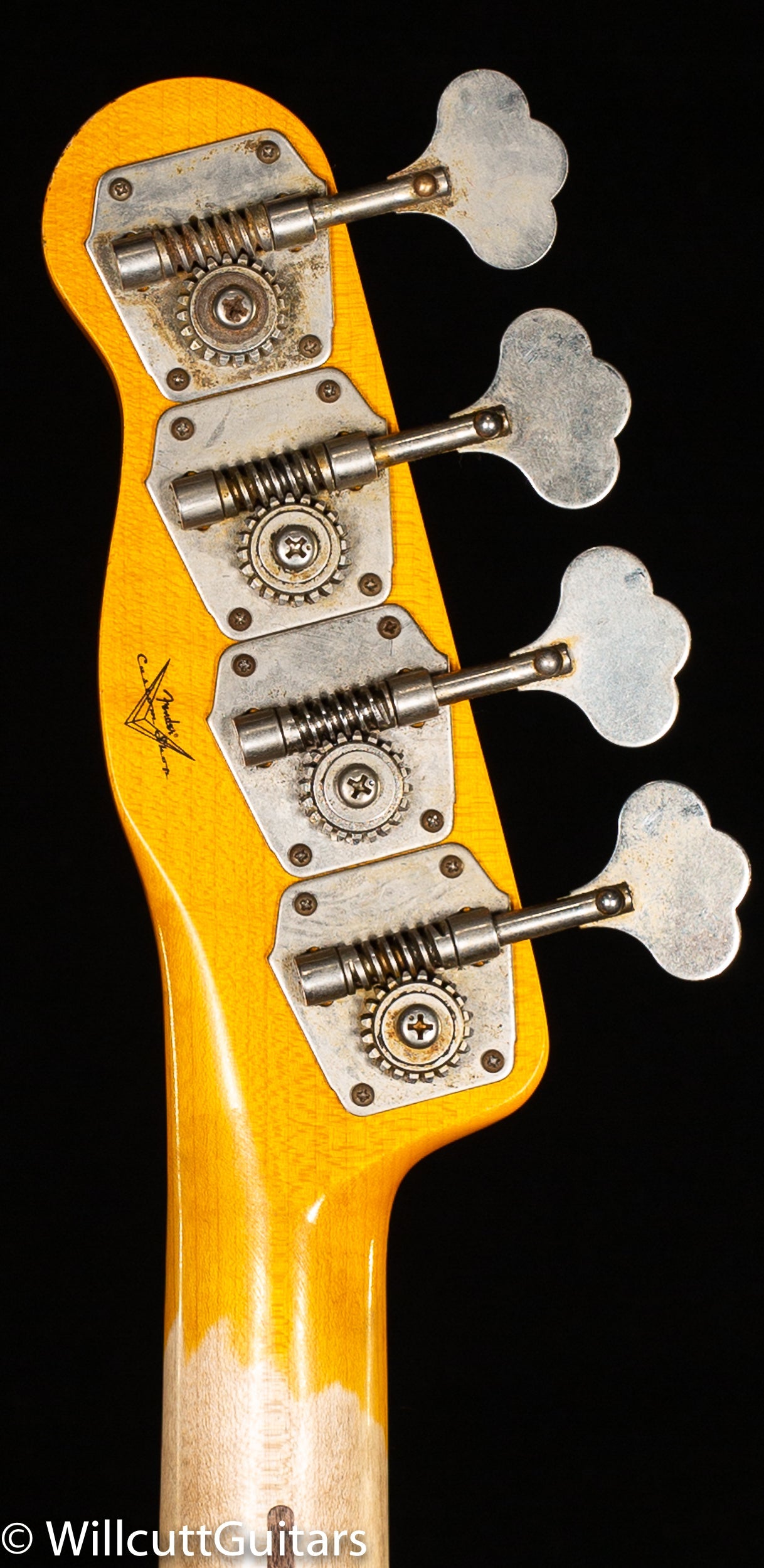 Fender Custom Shop 1953 Precision Bass Journeyman Relic, 1-Piece Quartersawn Maple Neck, Aged Nocaster Blonde (764)