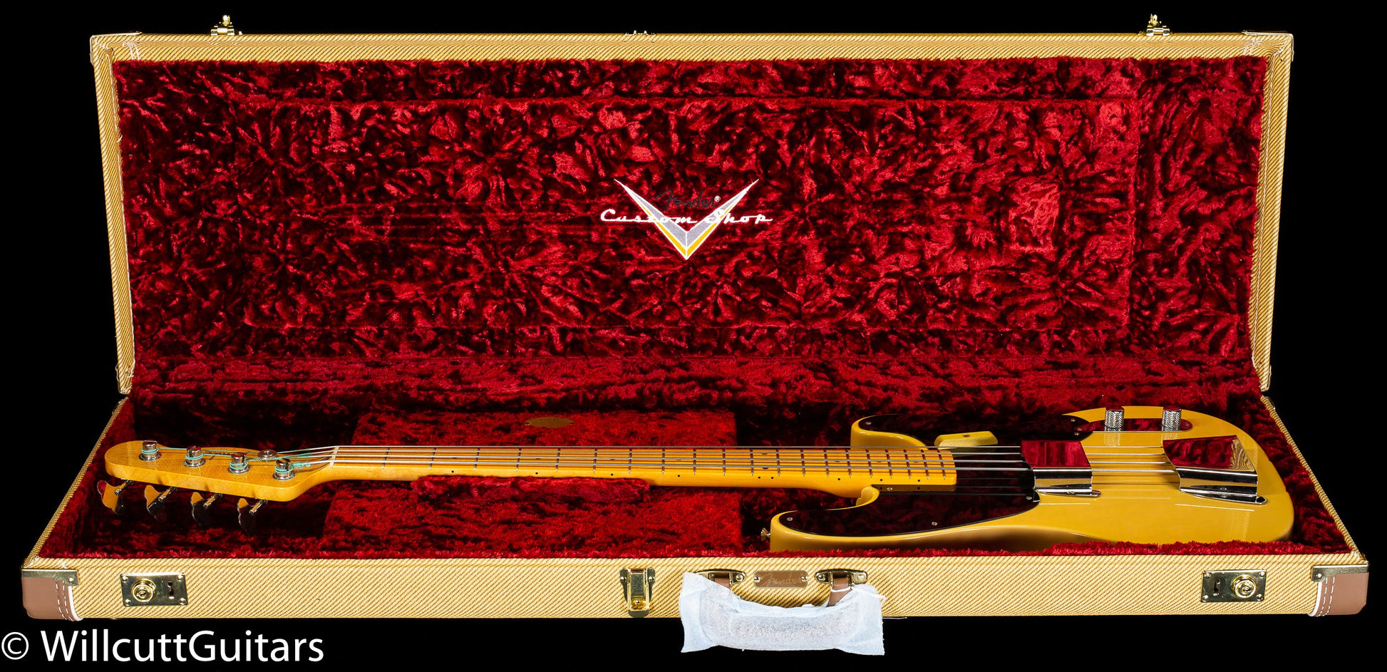 Fender Custom Shop Vintage Custom 1951 Precision Bass NOS, Maple Fingerboard, Nocaster Blonde (823)