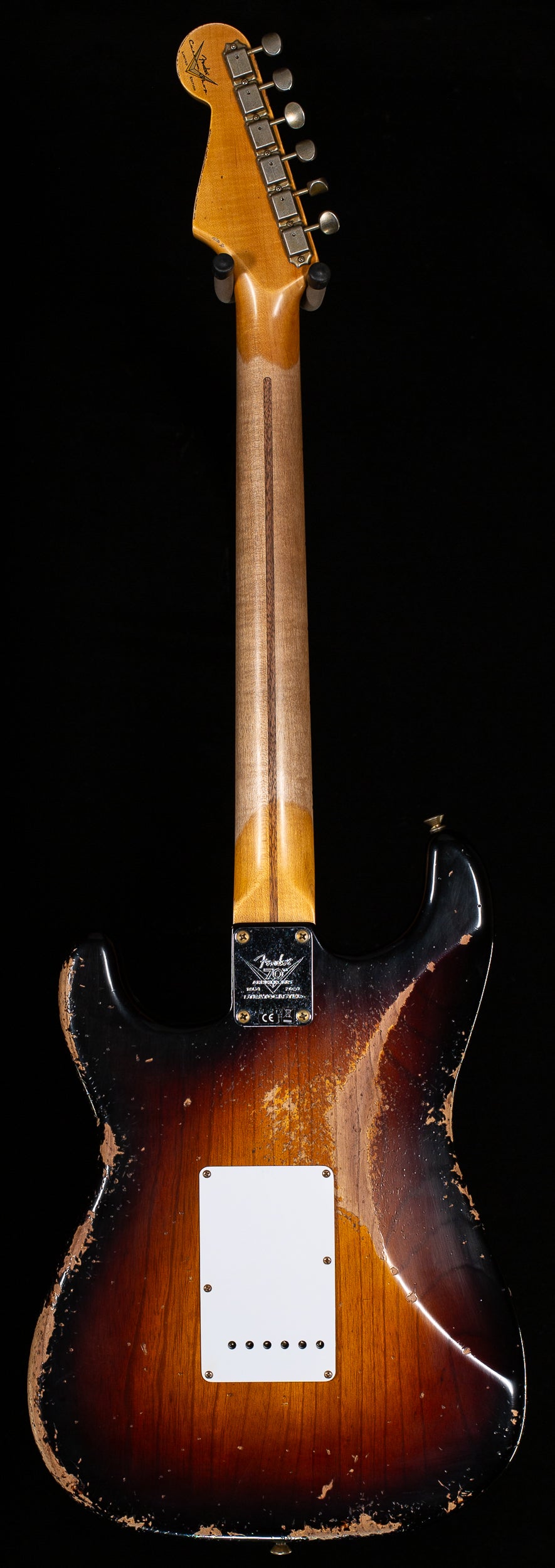 Fender Custom Shop Limited Edition 70th Anniversary 1954 Stratocaster Super Heavy Relic Wide-Fade 2-Color Sunburst (371)