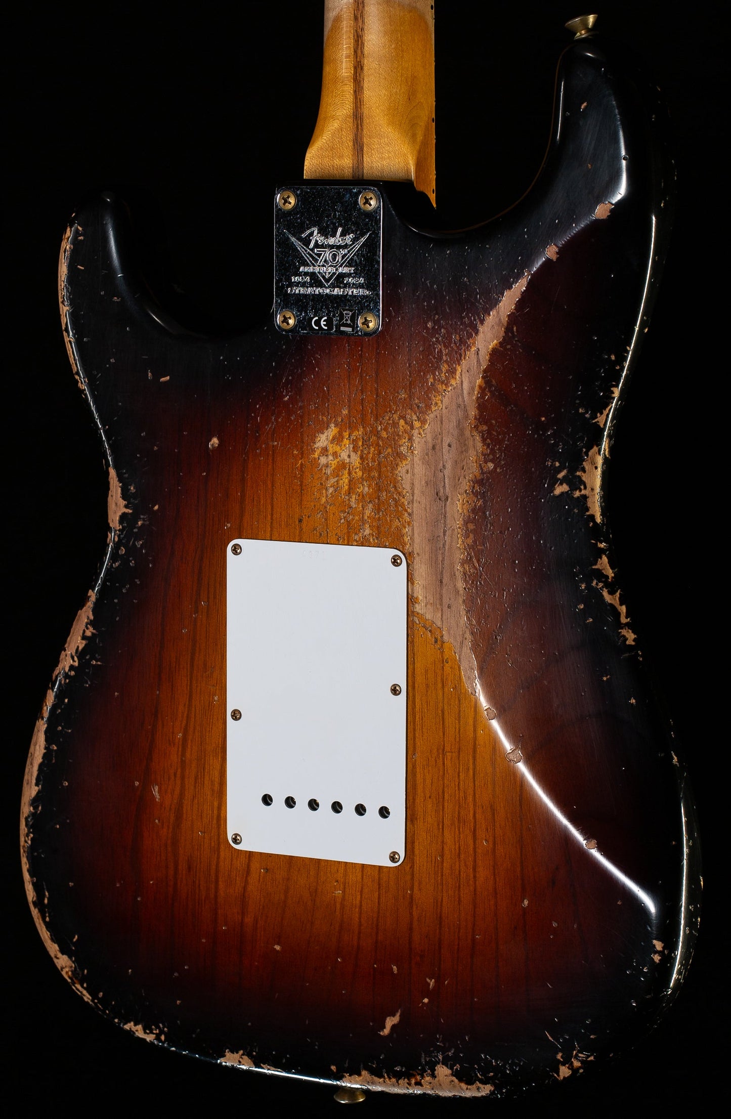 Fender Custom Shop Limited Edition 70th Anniversary 1954 Stratocaster Super Heavy Relic Wide-Fade 2-Color Sunburst (371)