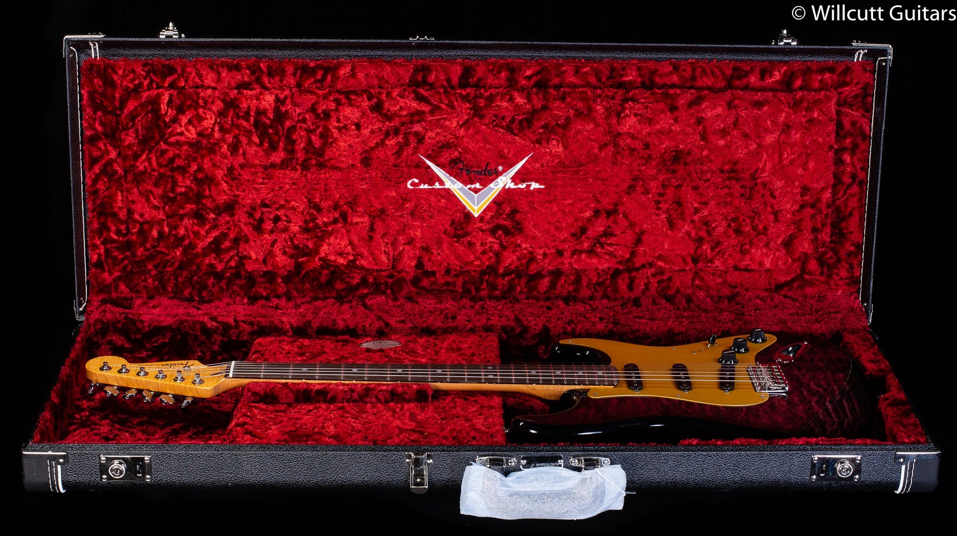 Fender Custom Shop Masterbuilt Yuriy Shishkov Quilt Maple Stratocaster Magenta