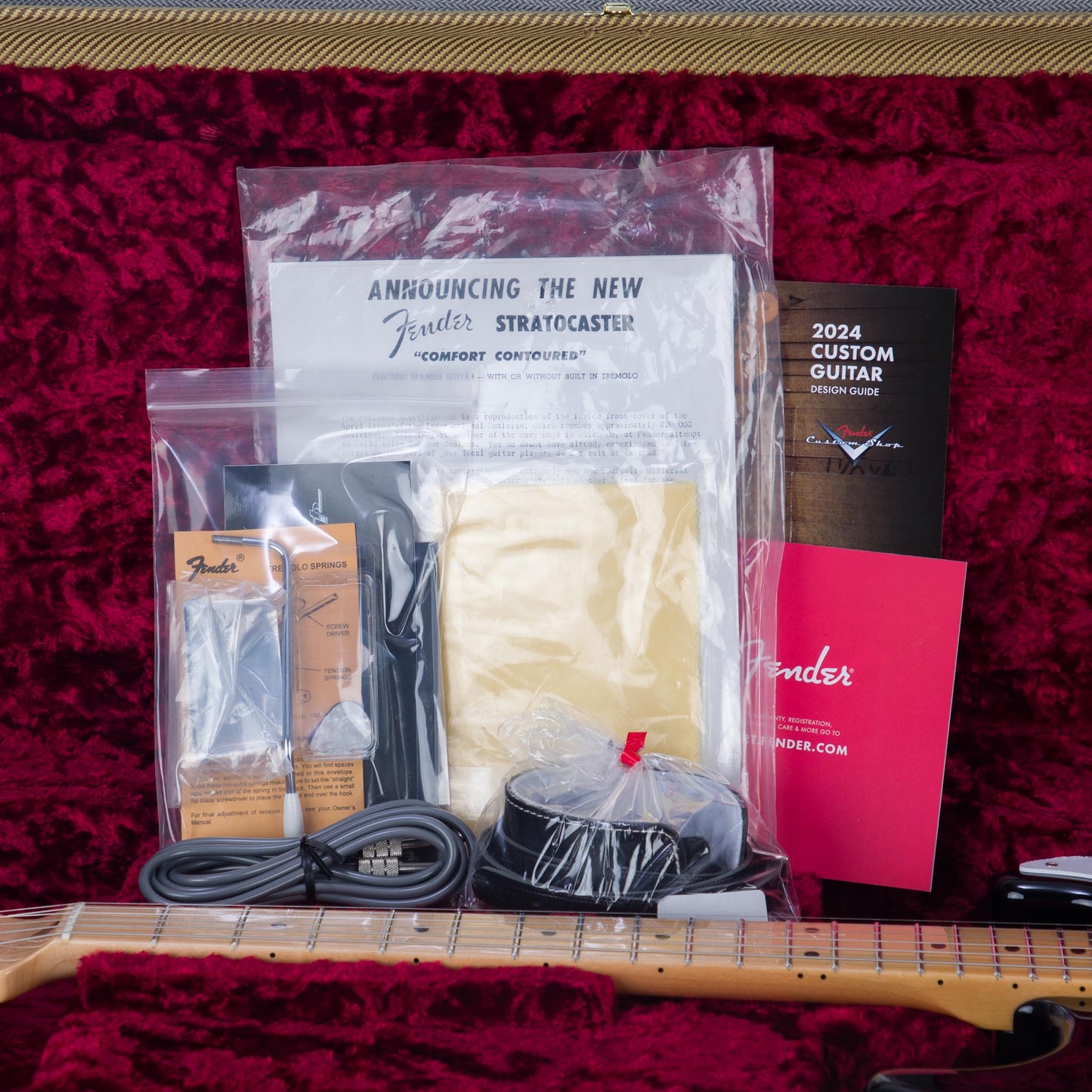 Fender Custom Shop Limited Edition 70th Anniversary 1954 Stratocaster NOS Electric Guitar - Wide Fade 2-Tone Sunburst - #XN5245.