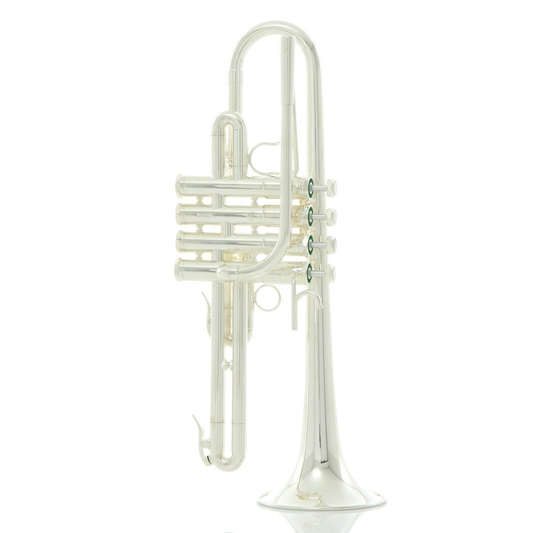 Schilke E3L-4 Yellow Brass Tuning Bell Eb Trumpet - Silver Plated