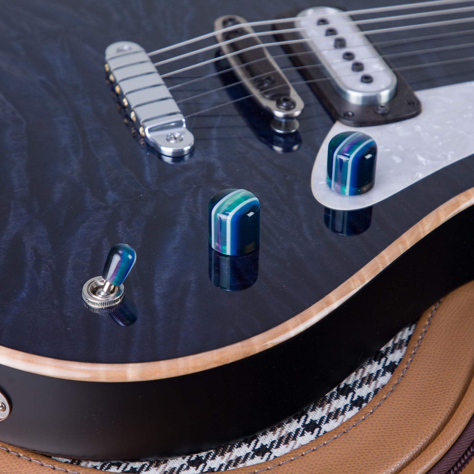 Powers Electric A-Type HardTail Electric Guitar - Twilight Blue - #B113