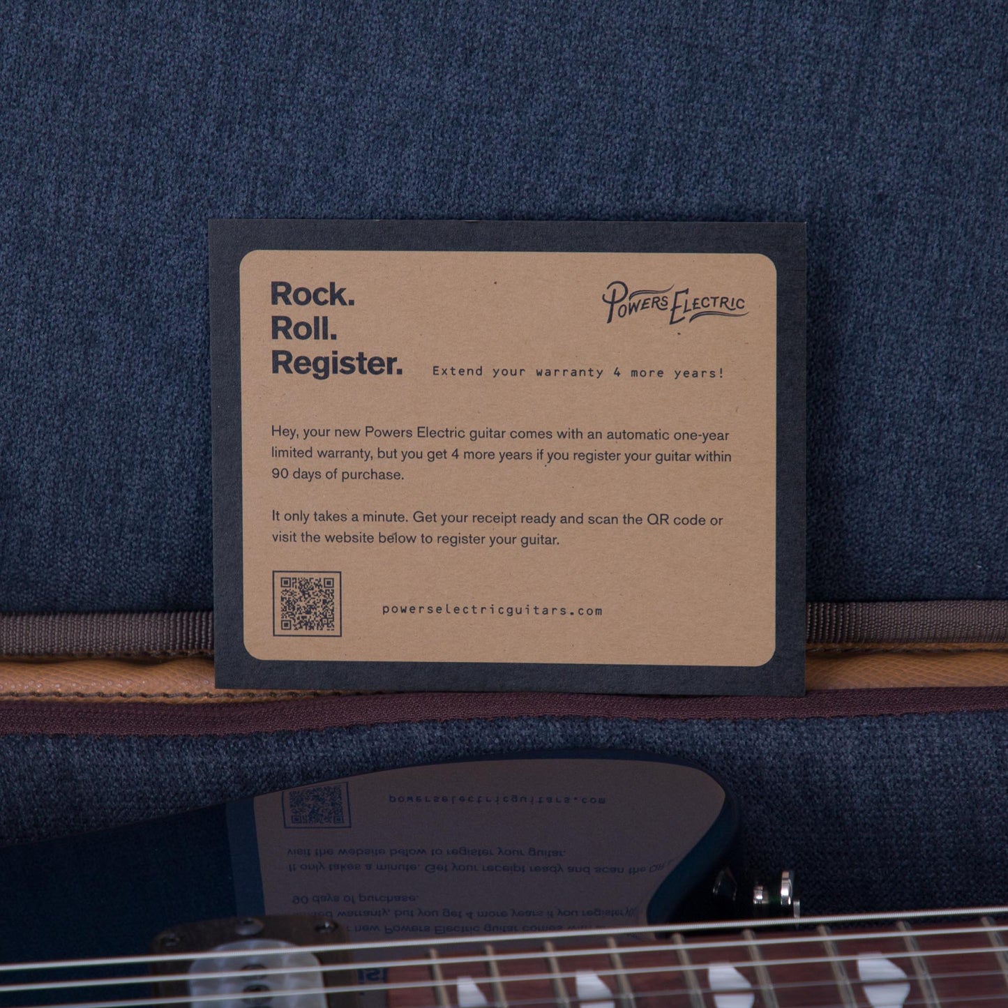 Powers Electric A-Type Electric Guitar - Chroma Algae - #B017