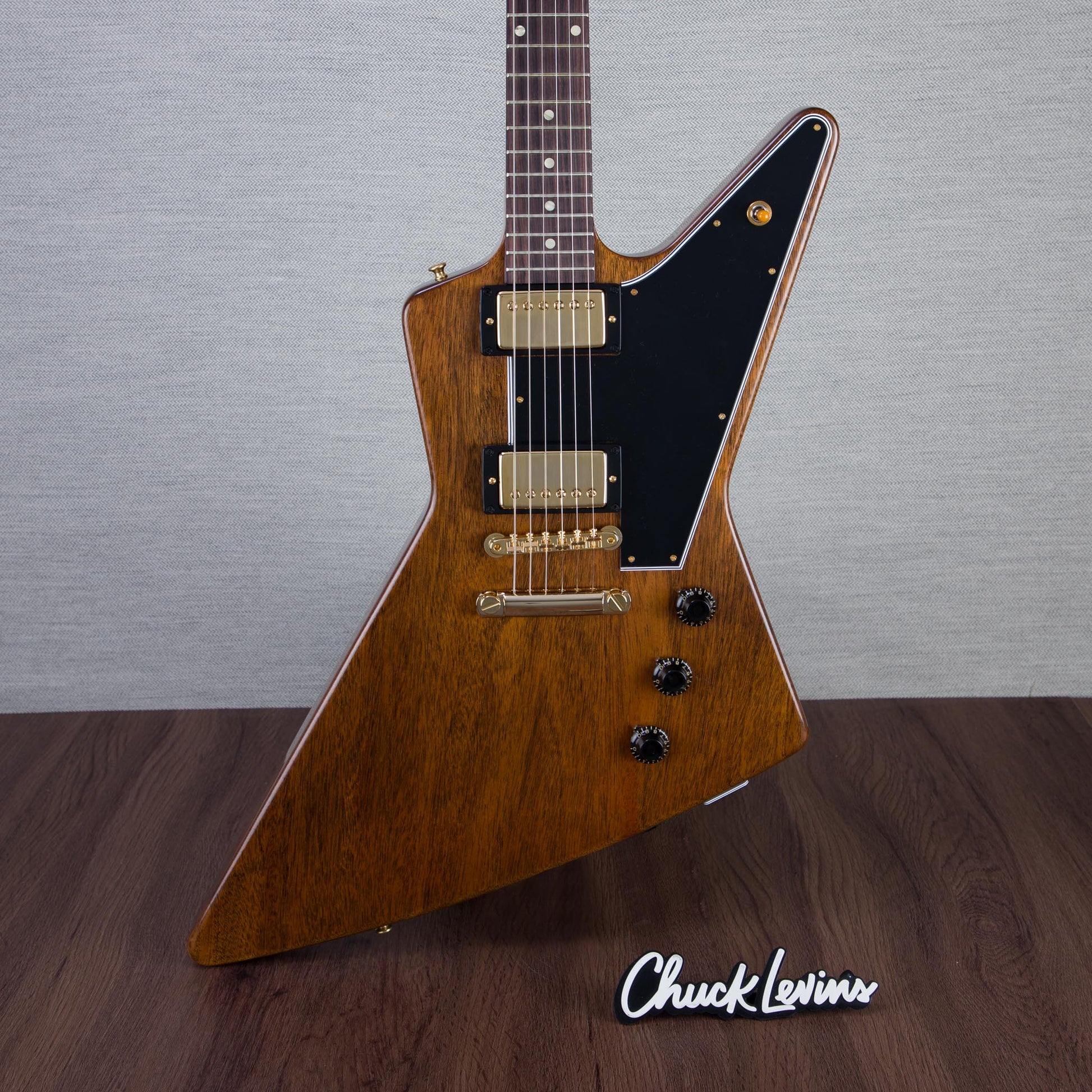 Gibson Custom Shop 1958 Explorer Mahogany Reissue VOS Electric Guitar - Antique Natural - #851144