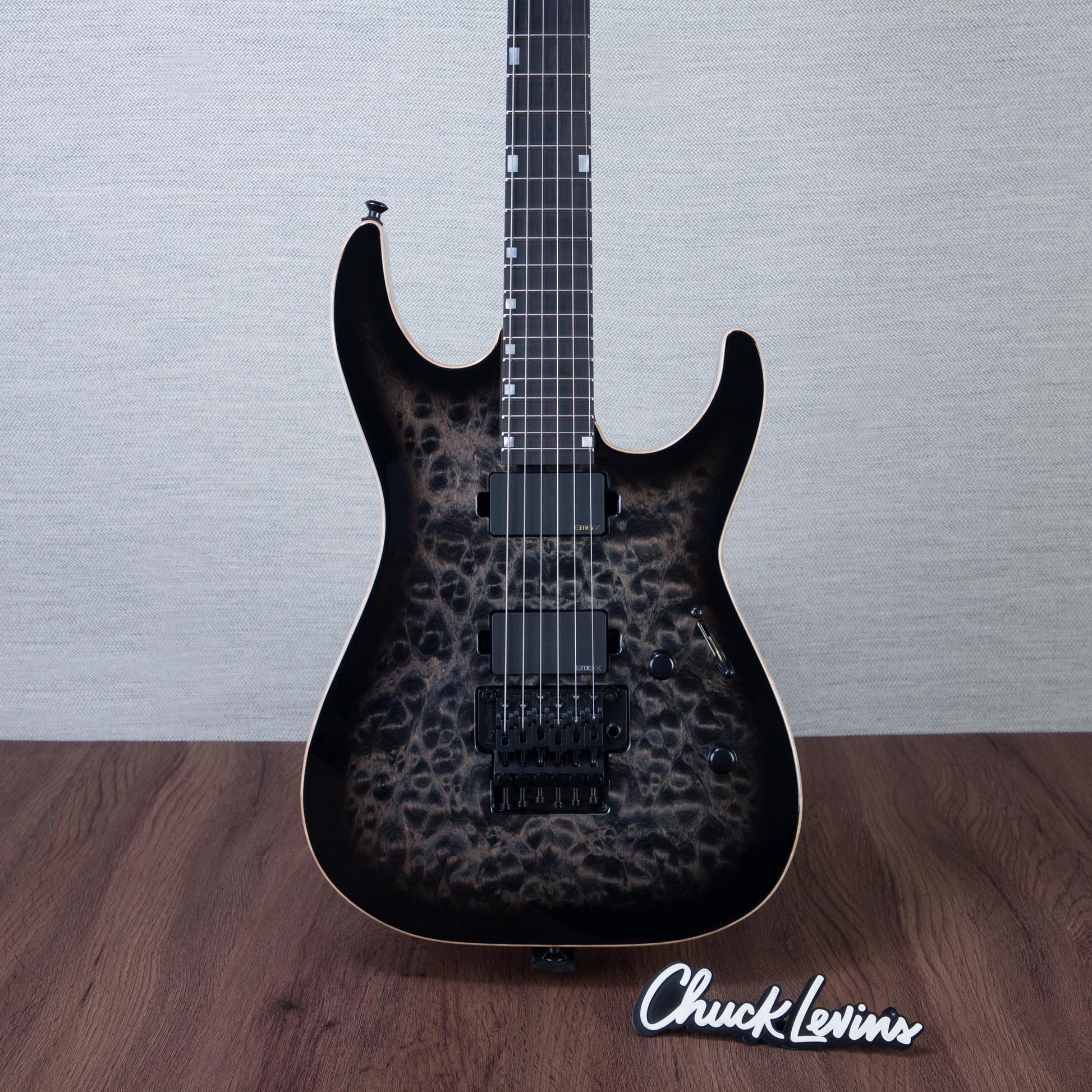 ESP USA M-II DX Electric Guitar - See Thru Black Burst - #US26097