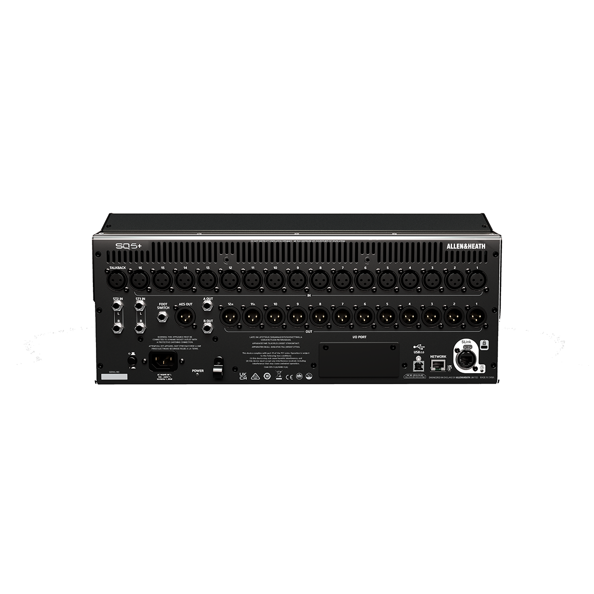 Allen & Heath SQ5+ RackUltra FX Enabled 48-channel Digital Mixer with DEEP Processing