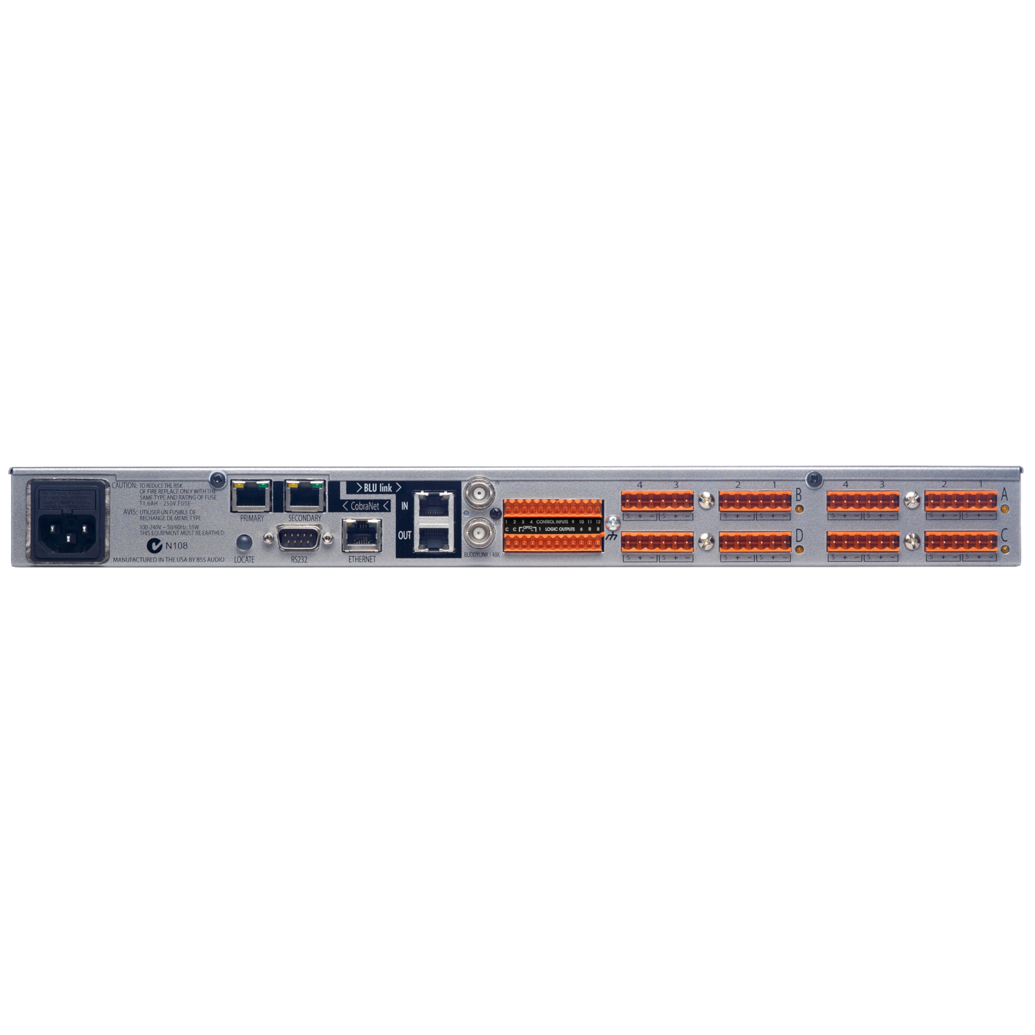BSS Blue-800 Signal Processor with BLU Link and CobraNet