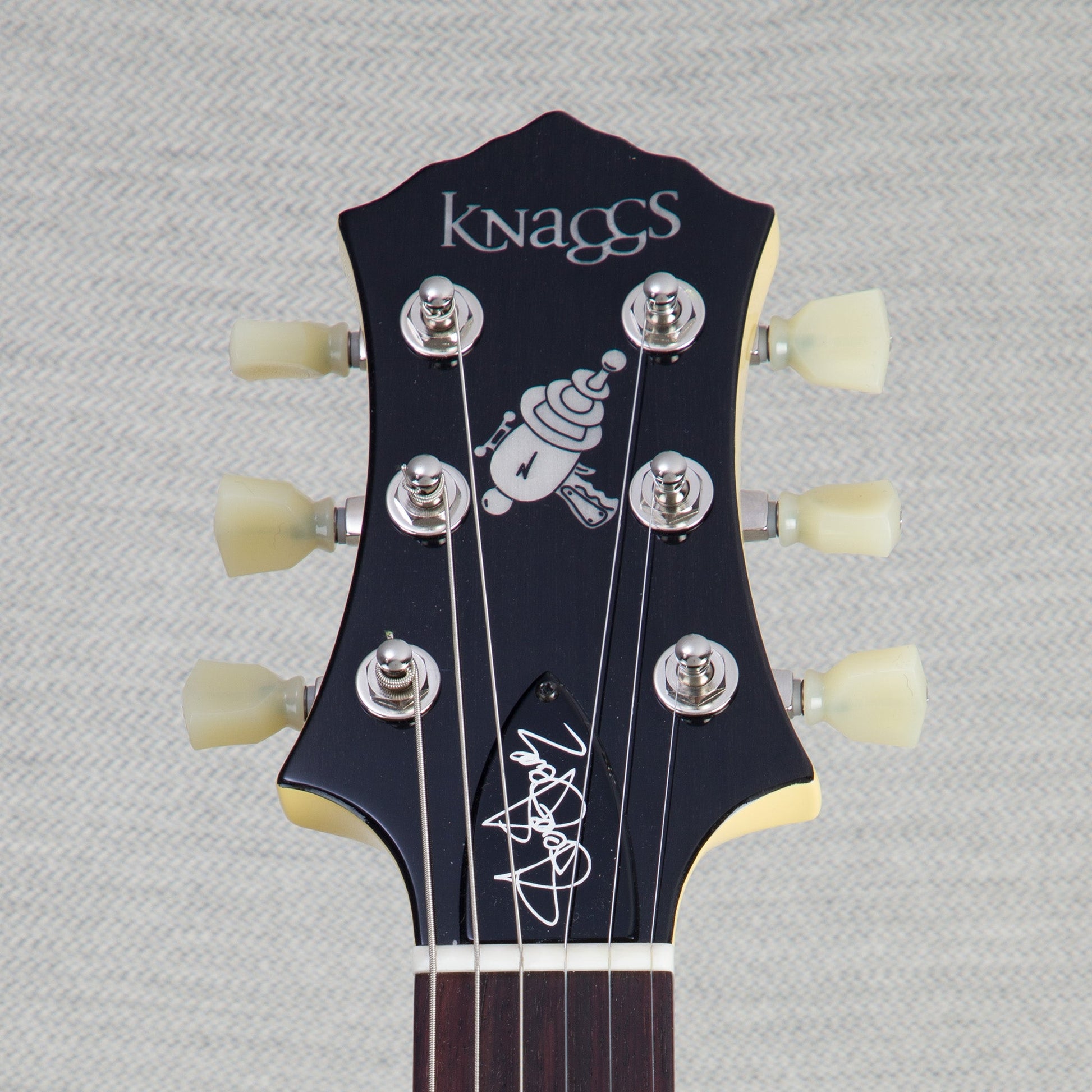 Knaggs Steve Stevens SSC-J Electric Guitar - TV Yellow