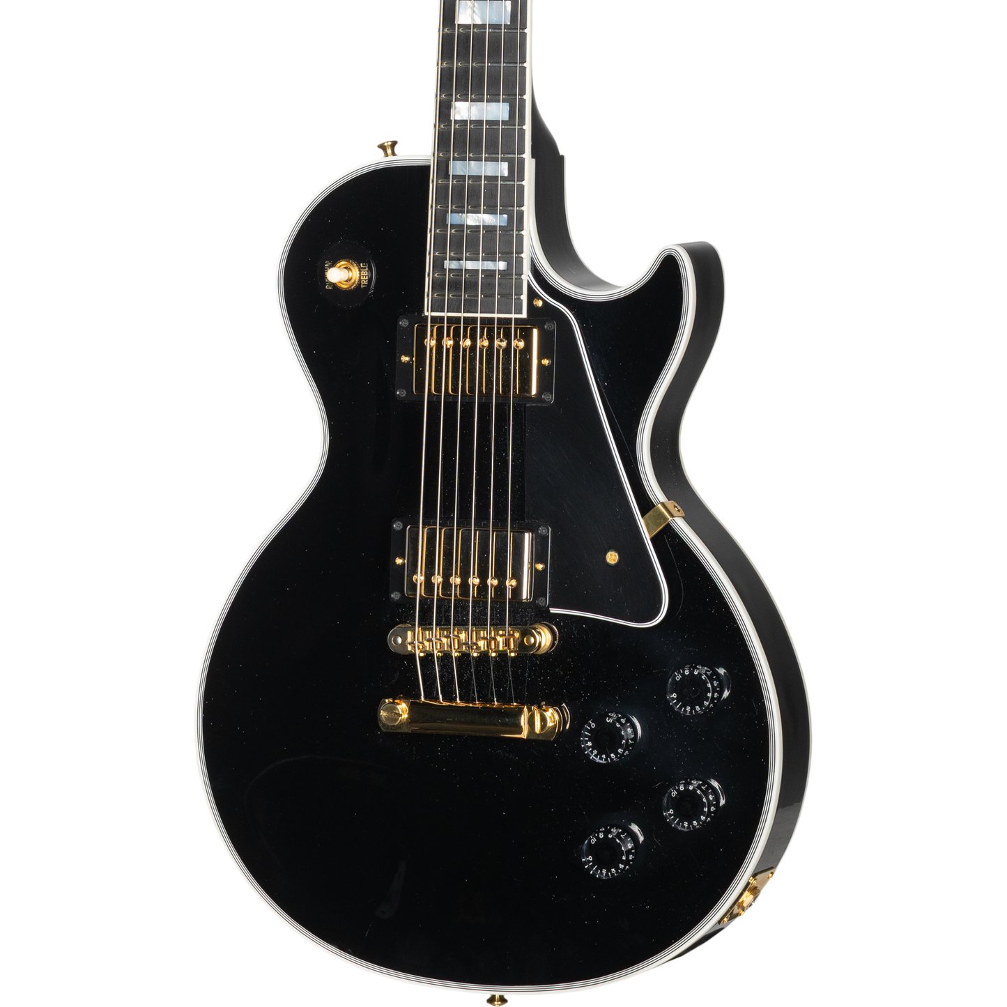 Gibson 2021 Les Paul Custom Electric Guitar w/ Ebony Fingerboard - Ebony