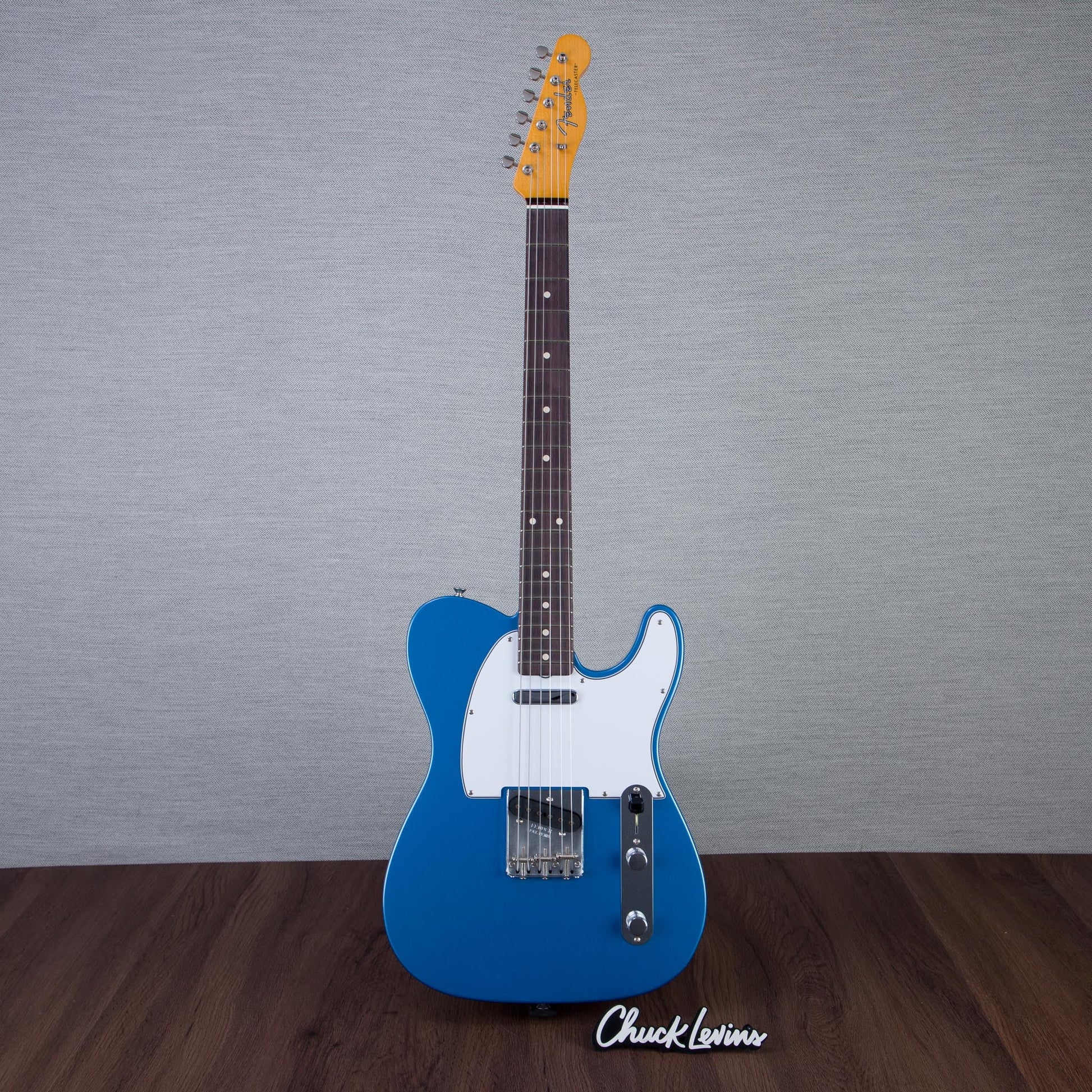 Fender Custom Shop 1961 Telecaster Electric Guitar Deluxe Closet Classic - Super Aged Lake Placid Blue - #CZ587879