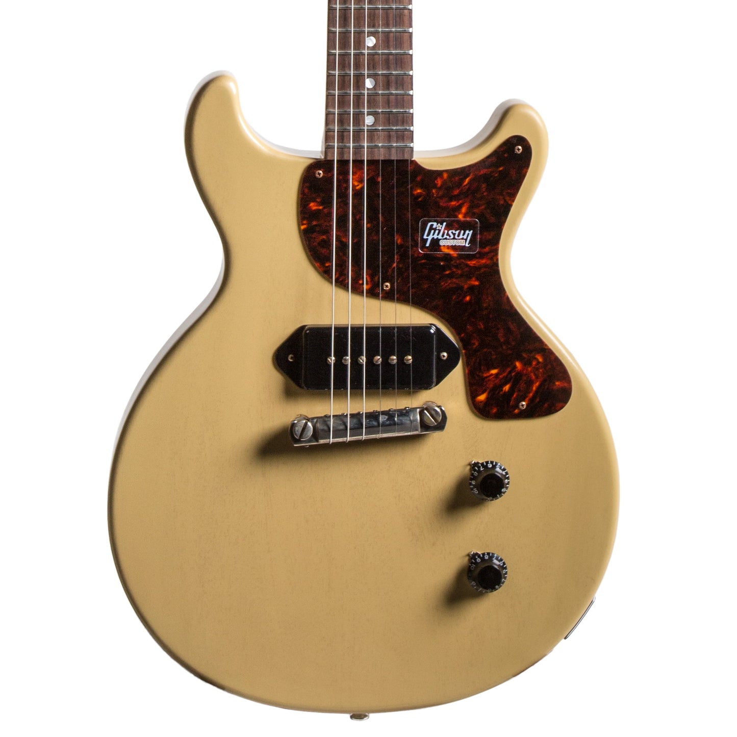 Gibson 1958 Les Paul Junior Double Cut Reissue Custom Electric Guitar, TV Yellow