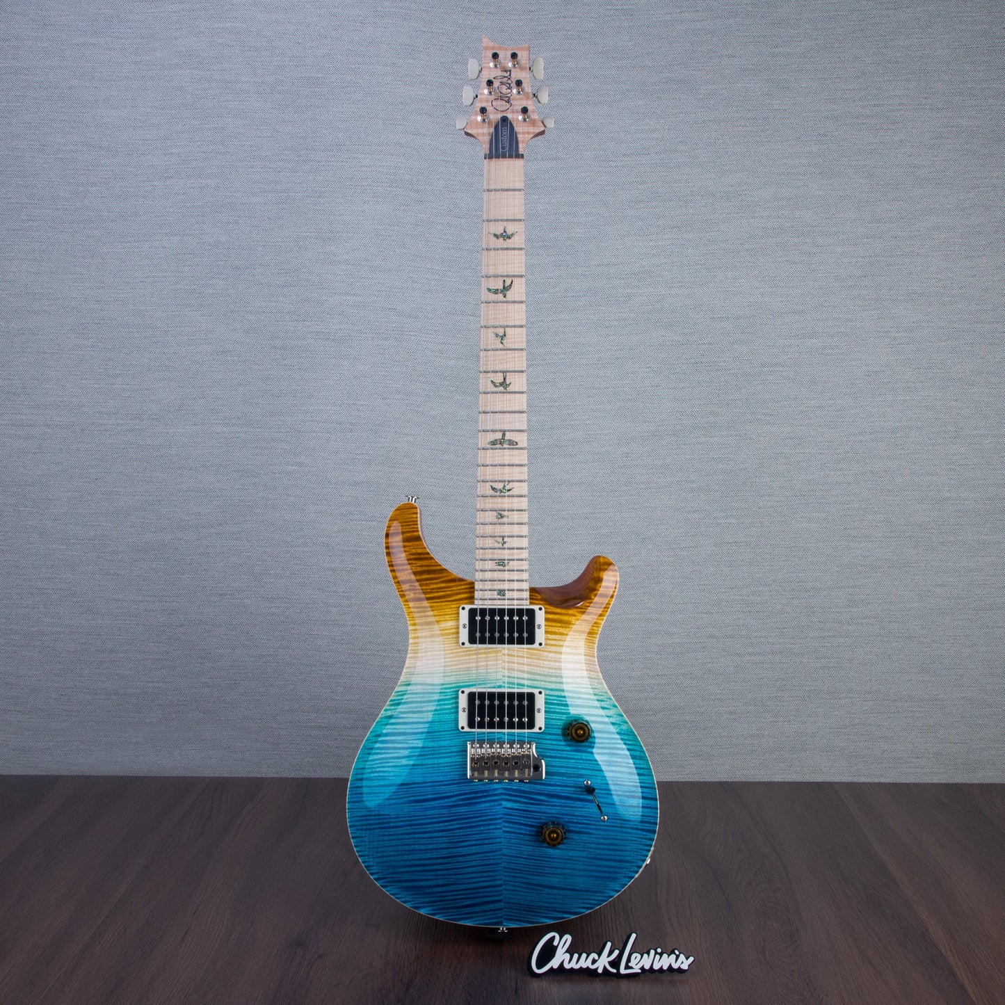 PRS Wood Library Custom 24 Electric Guitar - Private Stock Beach Fade Finish - CHUCKSCLUSIVE - #240383987 - 2024
