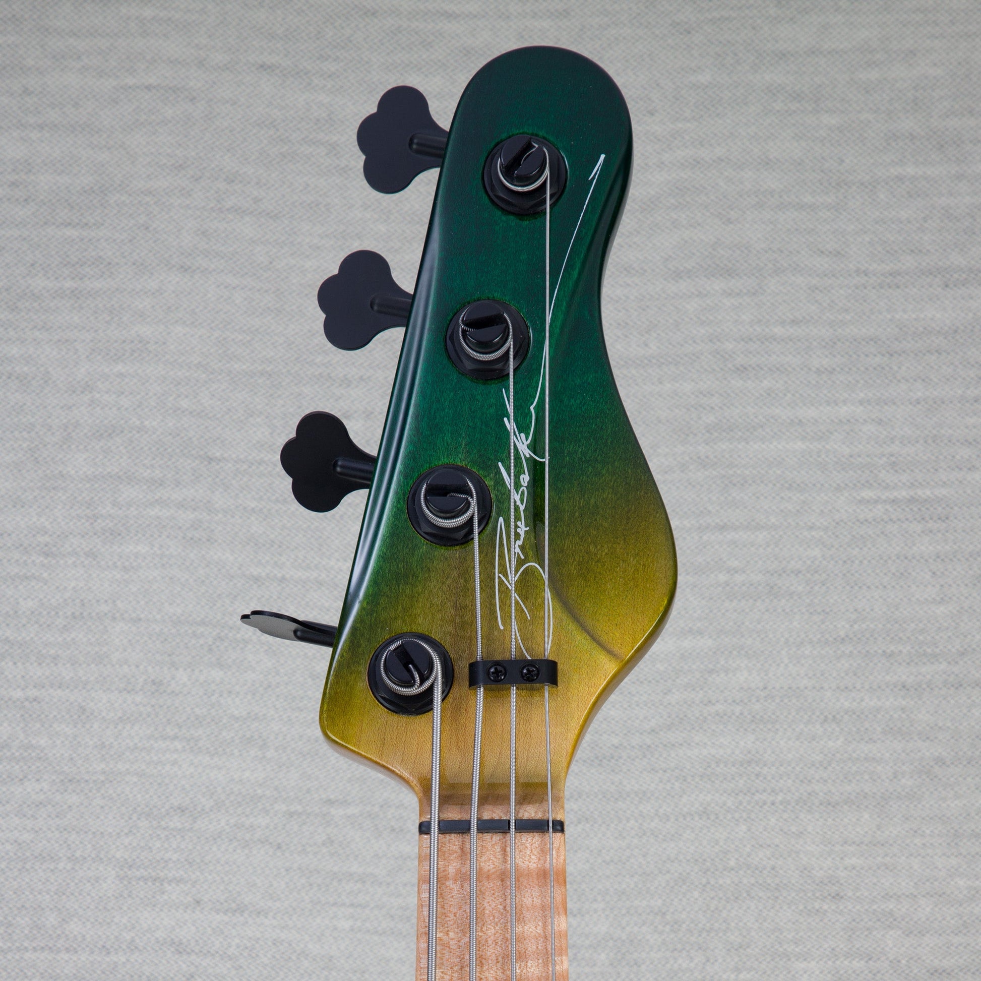 Brubaker JXB BM-4 4-String Electric Bass - Green Jungle Candy