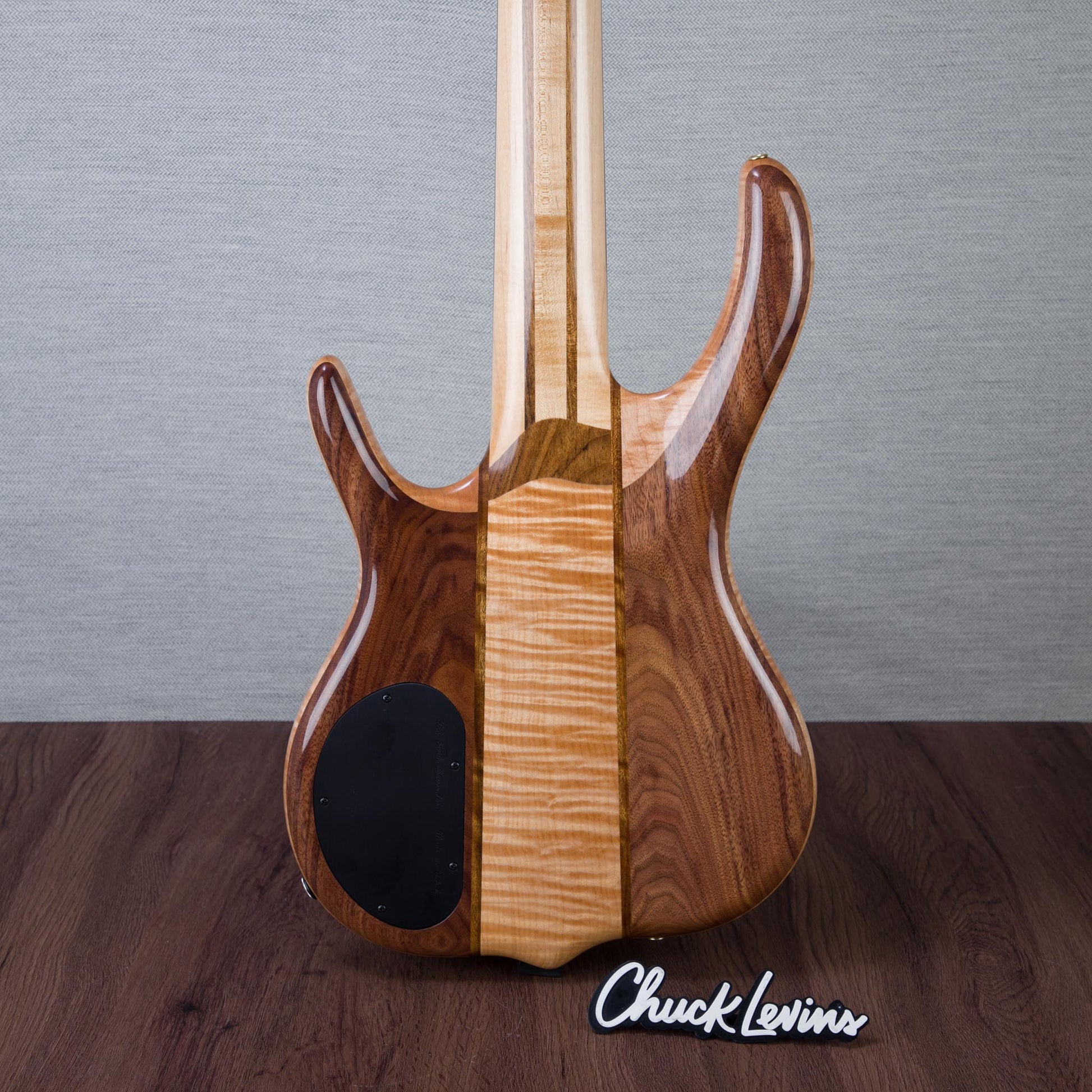 Ken Smith BSR-5TNE-5A-FW Exhibition Black Tiger Elite 5-String Electric Bass Guitar - Figured Walnut