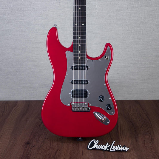 Lerxst Grace Alex Lifeson Signature Electric Guitar with Vega Trem Signed - Red - #24310893