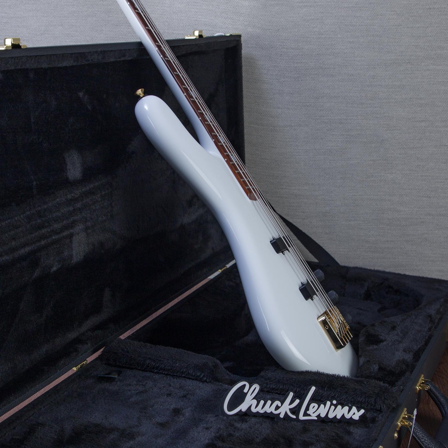Spector USA Custom NAMM 2026 NS-2 Kramer Era Electric Bass Guitar - White - #2195