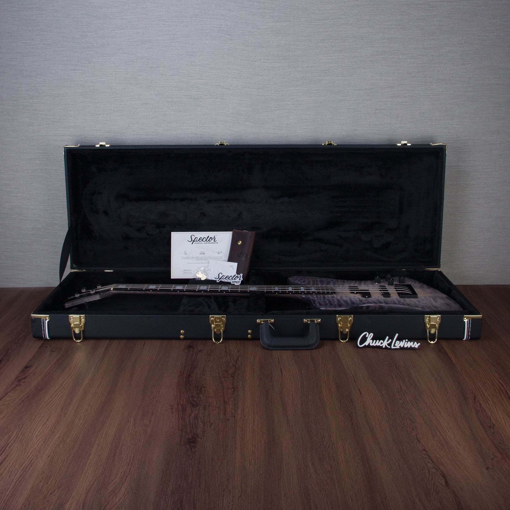 Spector USA NS-2X Electric Bass Guitar - Roswell Grey - CHUCKSCLUSIVE - #1892