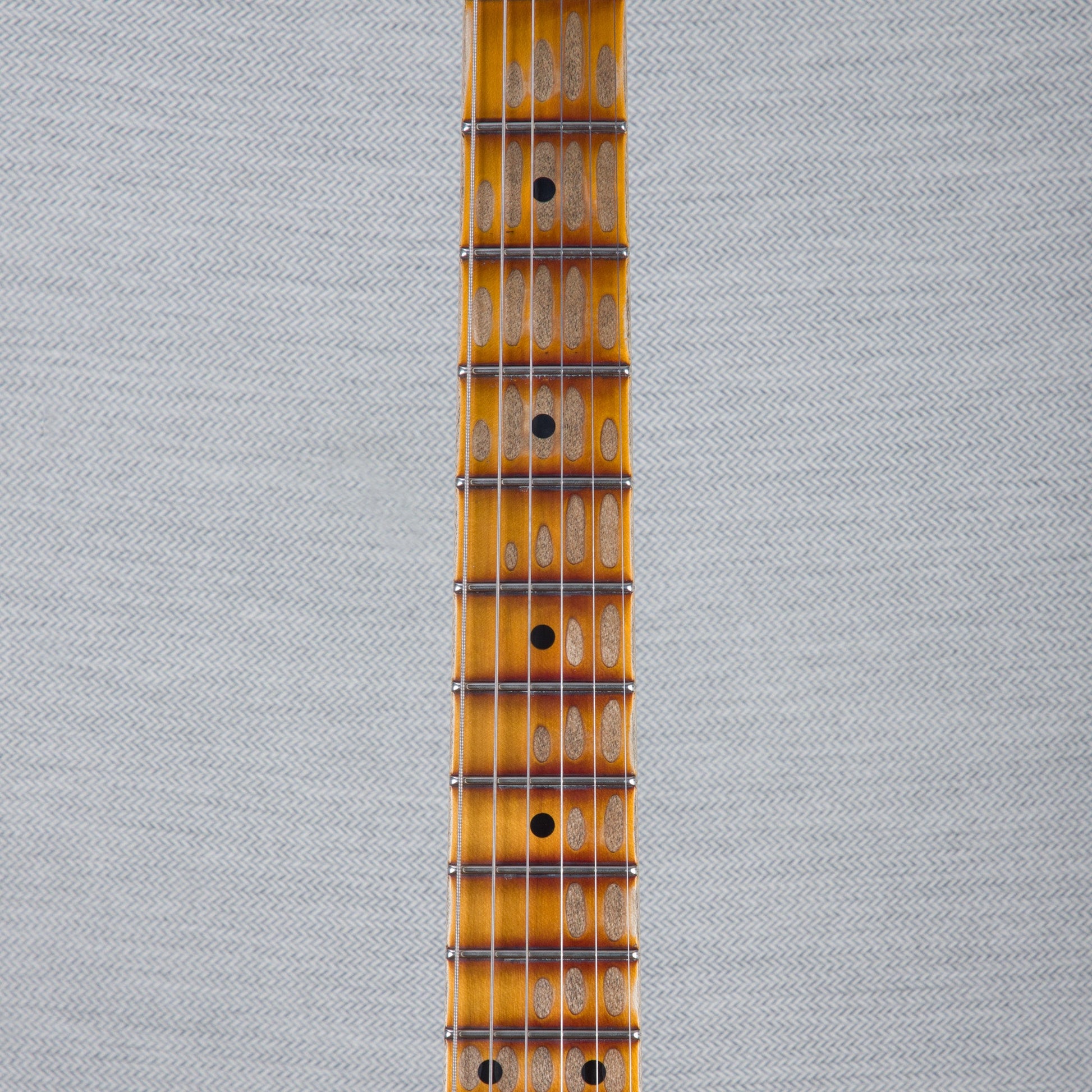 Fender Custom Shop 70th Anniversary Limited Edition 1954 Stratocaster Super Heavy Relic Electric Guitar - Wide Fade 2-Tone Sunburst - #XN4059