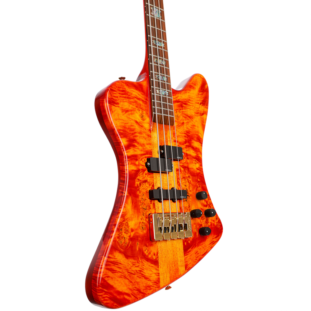 Spector X Series USA Custom NS-2X Bass Guitar - Solar Flare