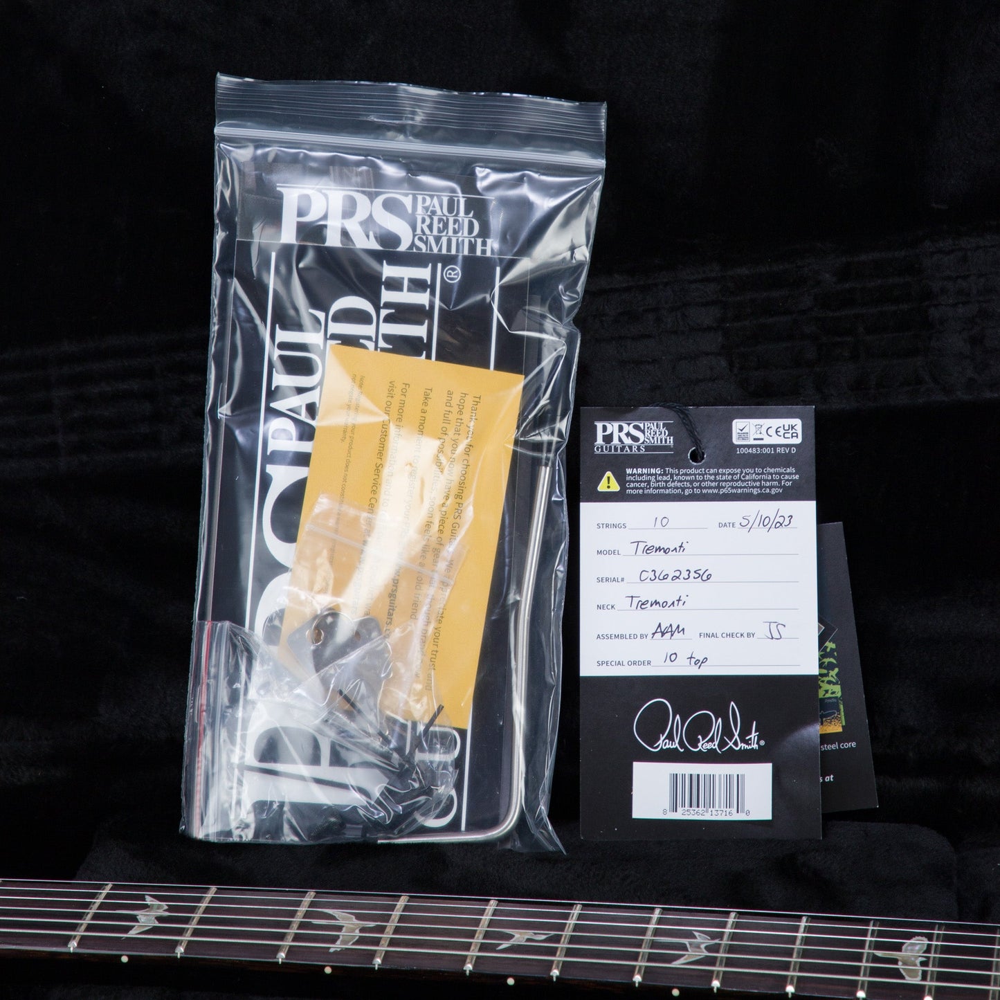 PRS Mark Tremonti Signature Single Cutaway 10-Top Electric Guitar - Cobalt Smokeburst - #230362356 - 2023