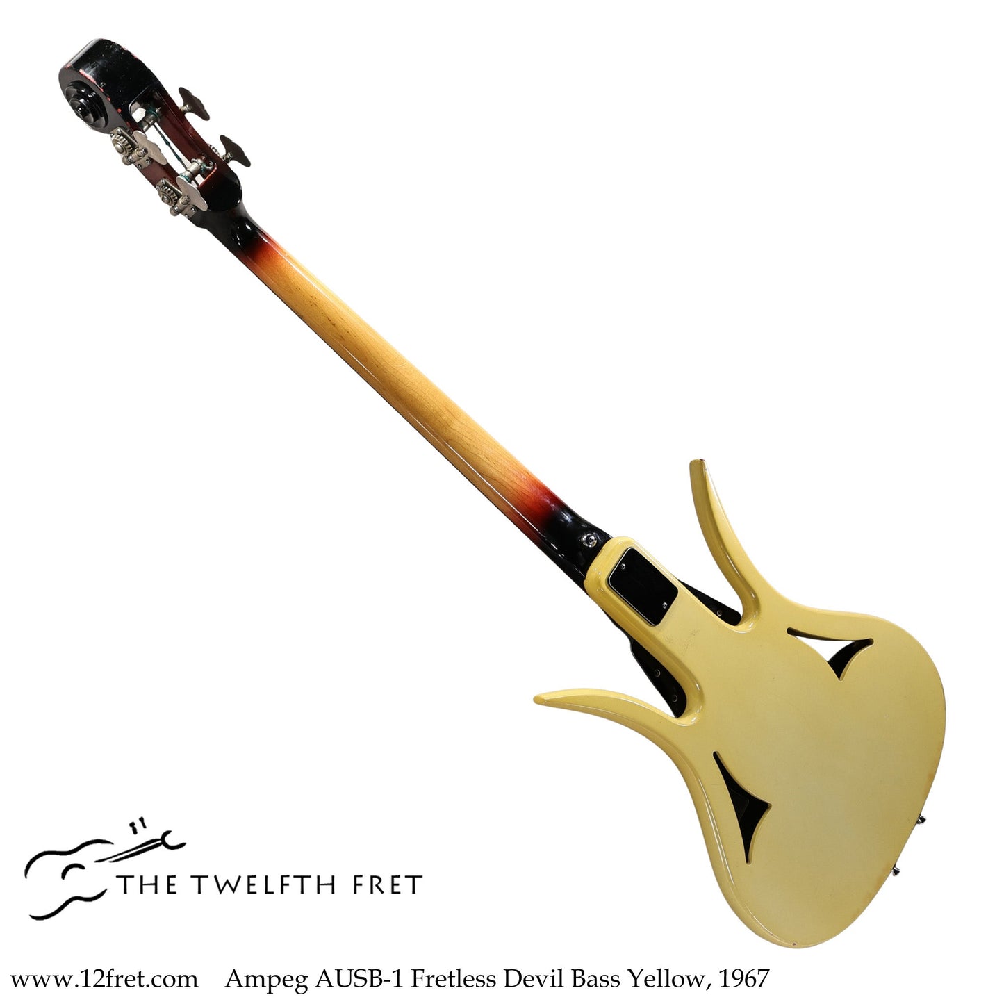 Ampeg AUSB-1 Fretless Devil Bass Yellow, 1967  [USED]