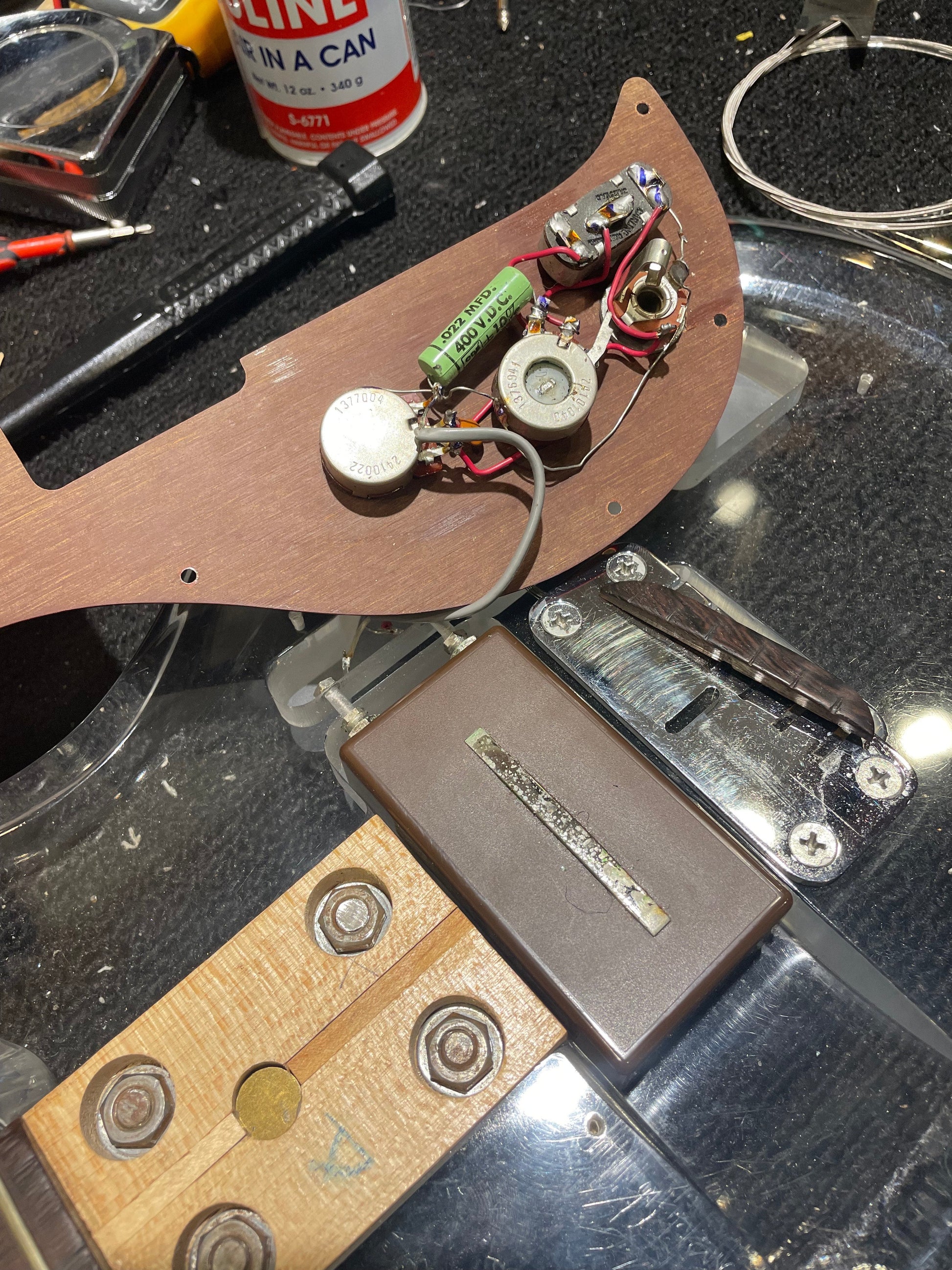 Ampeg Dan Armstrong Clear 1970s