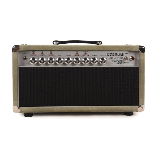 Amplified Nation Wonderland Overdrive V2 50w Head w/ Twin GZ34 Tube Rectifier Sage Suede