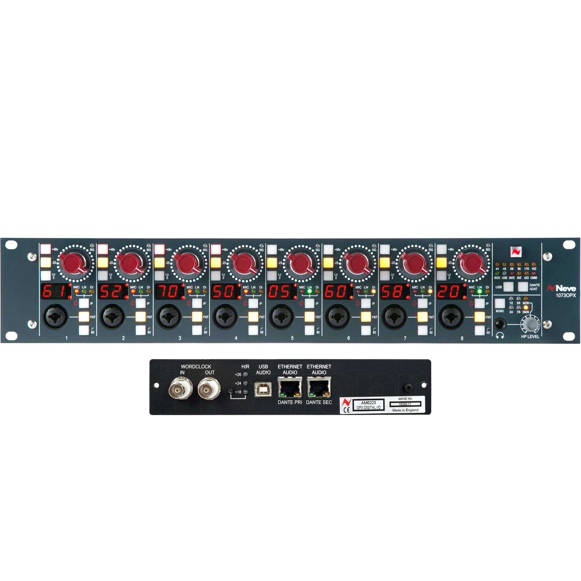 AMS Neve 1073OPX 8 Channel Mic Preamp