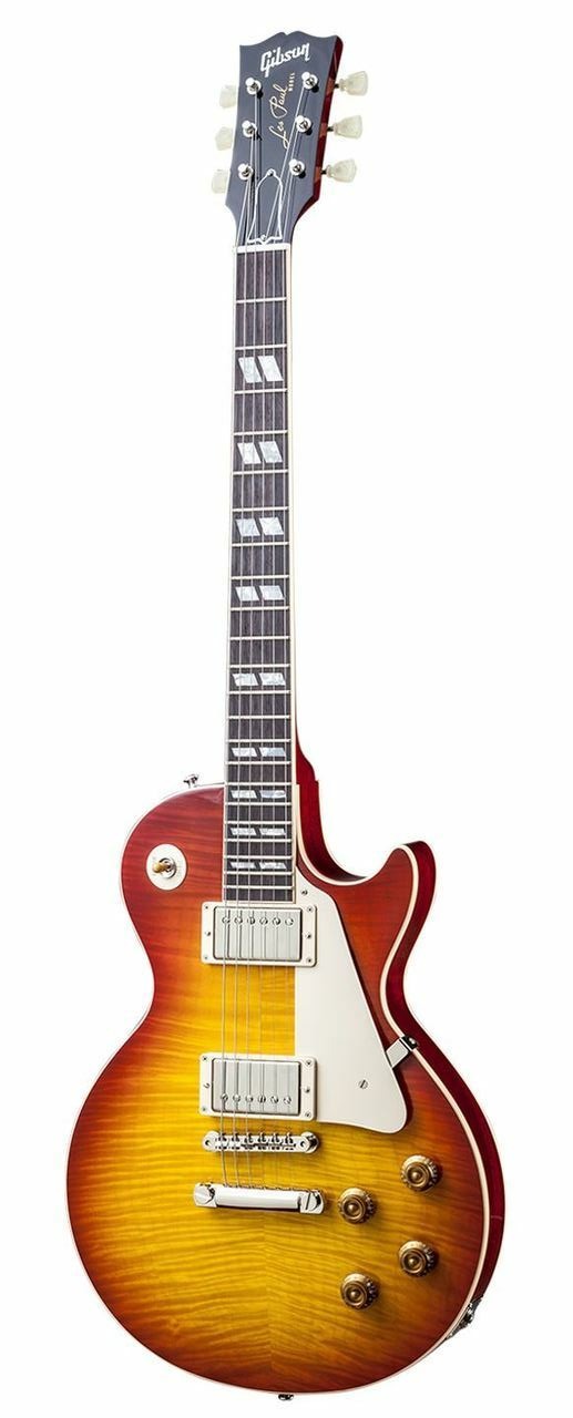 2014 Gibson Custom Shop Les Paul Long Scale 25.5” Electric Guitar - Washed Cherry Sunburst