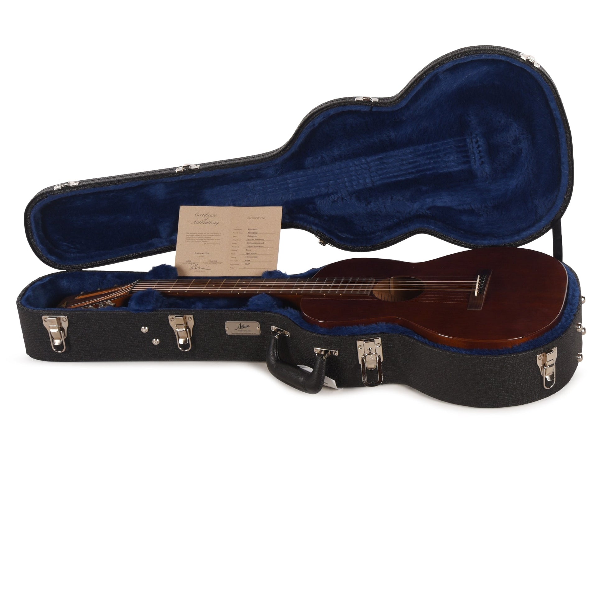 Atkin Dust Bowl 0 12-Fret Mahogany Natural w/Slotted Headstock