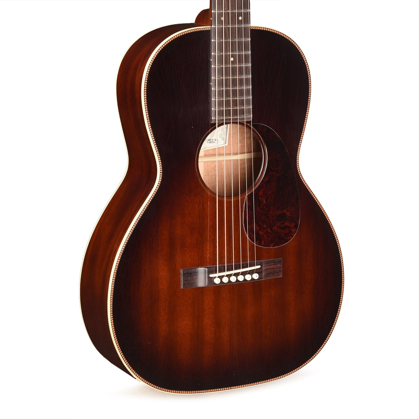 Atkin Dust Bowl 0 12-Fret Mahogany Sunburst w/Herringbone Trim