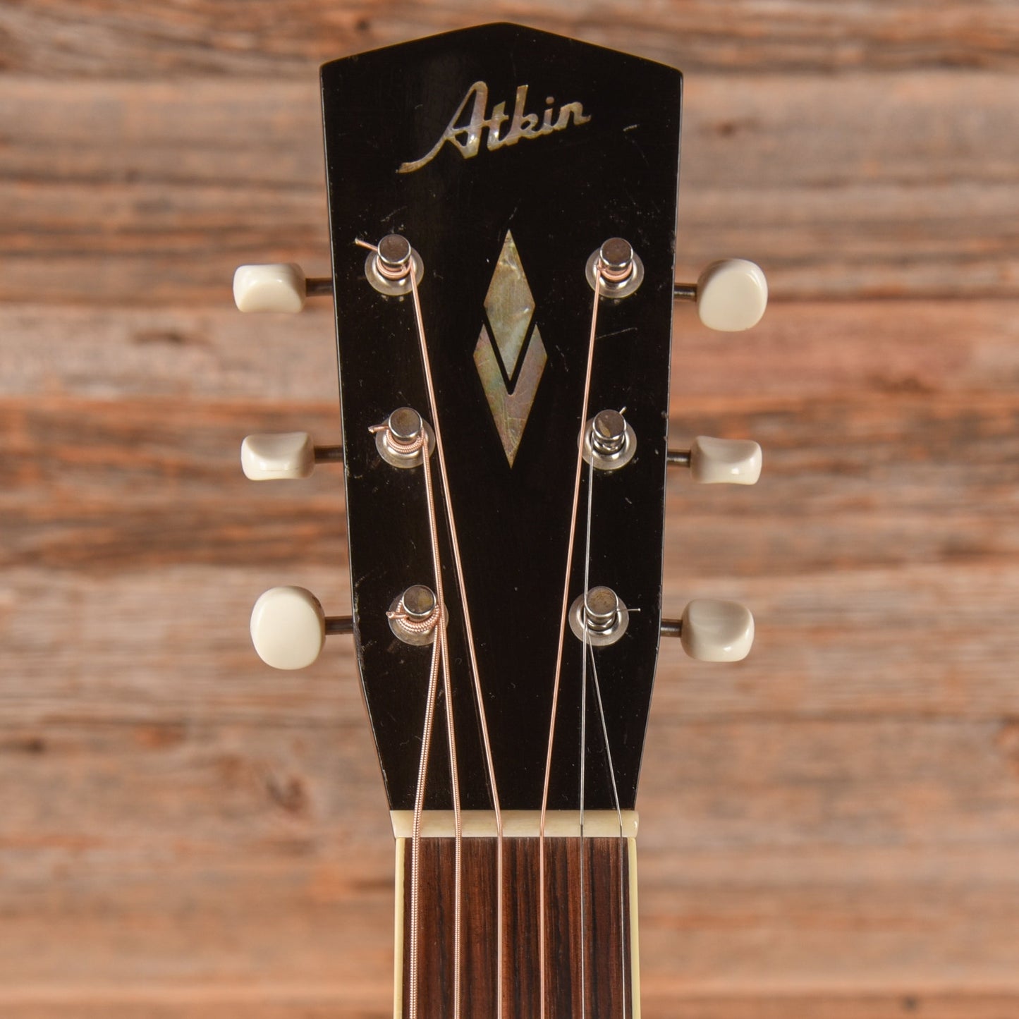 Atkin The Forty Three Deluxe Baked Sitka/Mahogany Aged Sunburst Top w/Glitter Trim