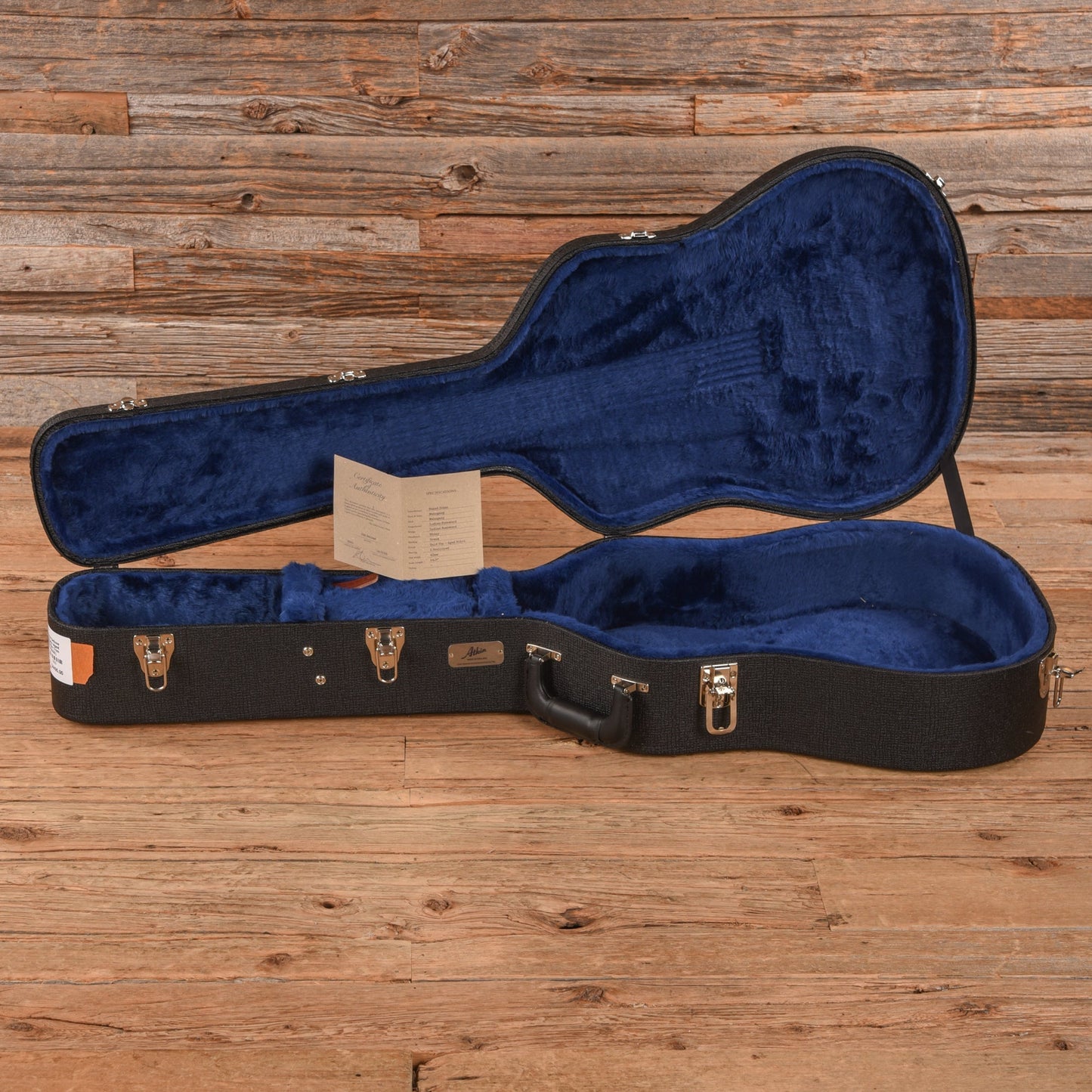 Atkin The Forty Three Deluxe Baked Sitka/Mahogany Aged Sunburst Top w/Glitter Trim