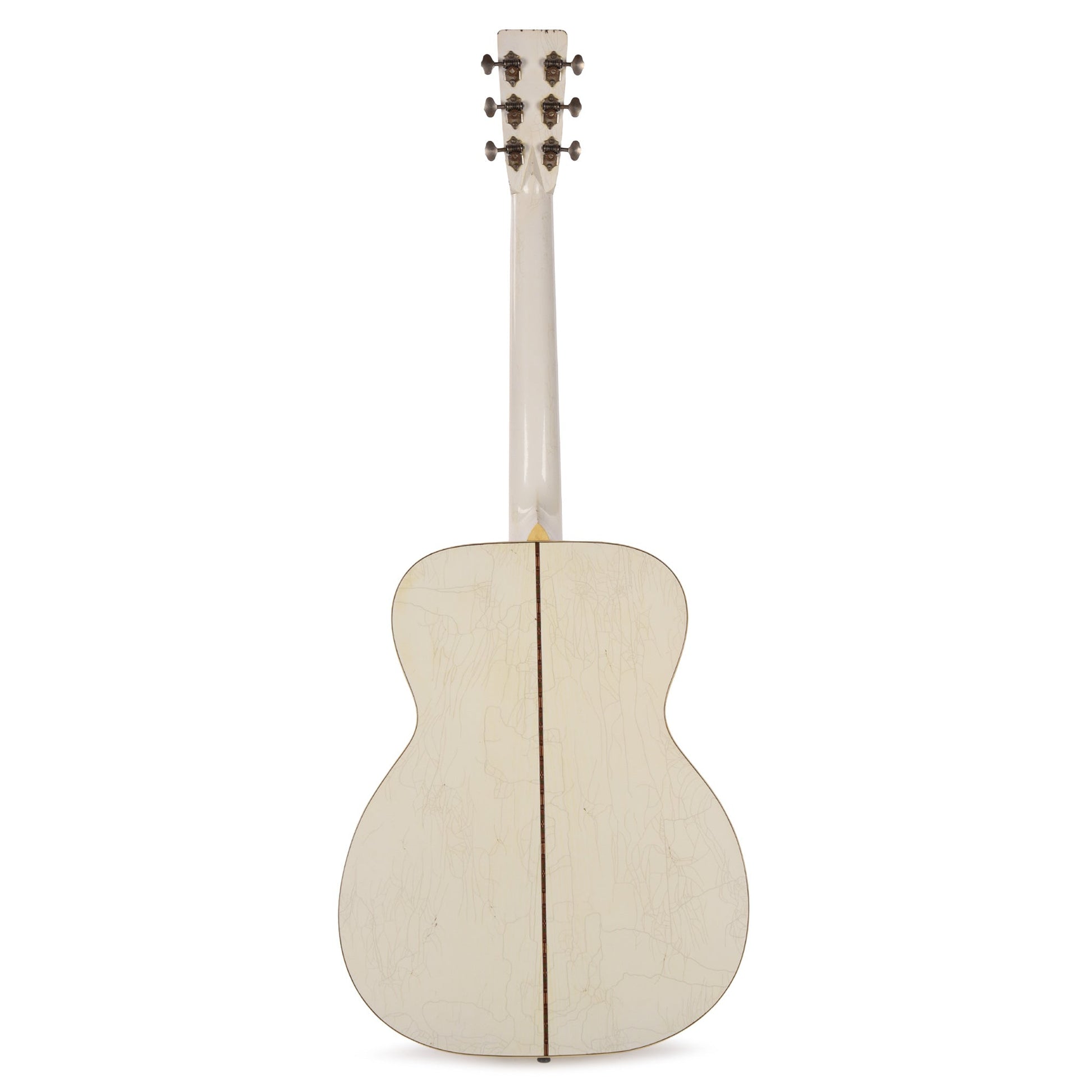 Aktin OM37 Deluxe Baked Sitka/Indian Rosewood Medium Aged White All Over