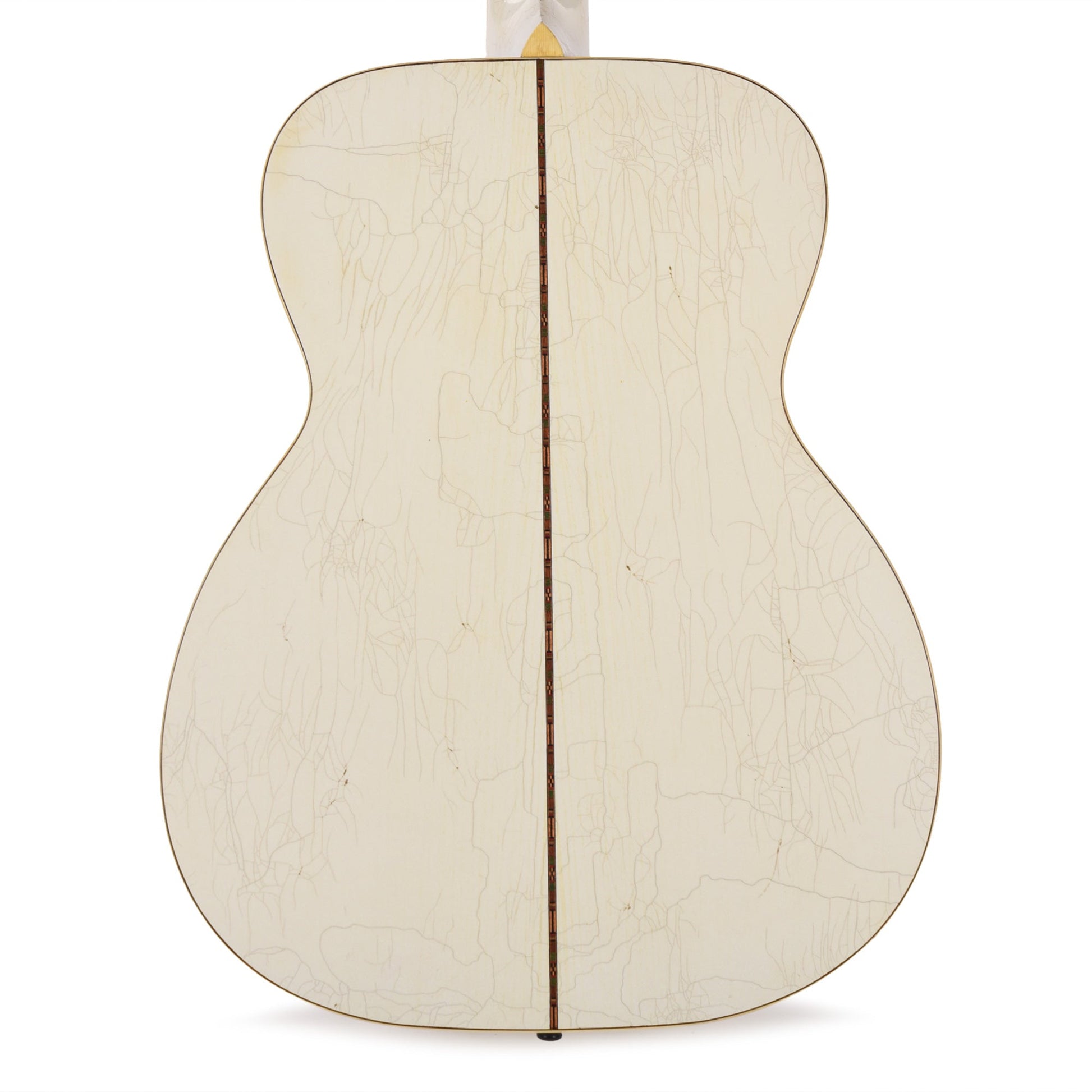 Aktin OM37 Deluxe Baked Sitka/Indian Rosewood Medium Aged White All Over